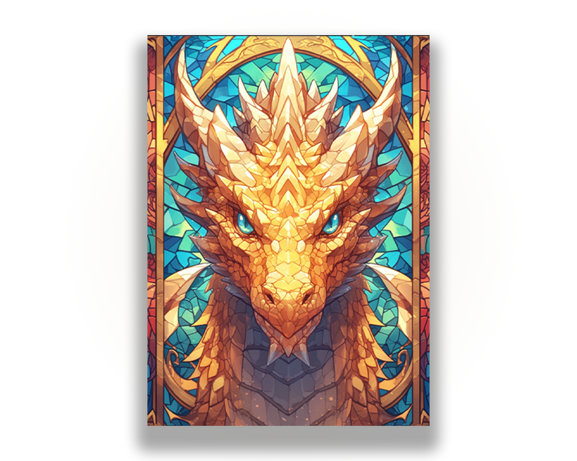 Stained Drake Card Sleeves