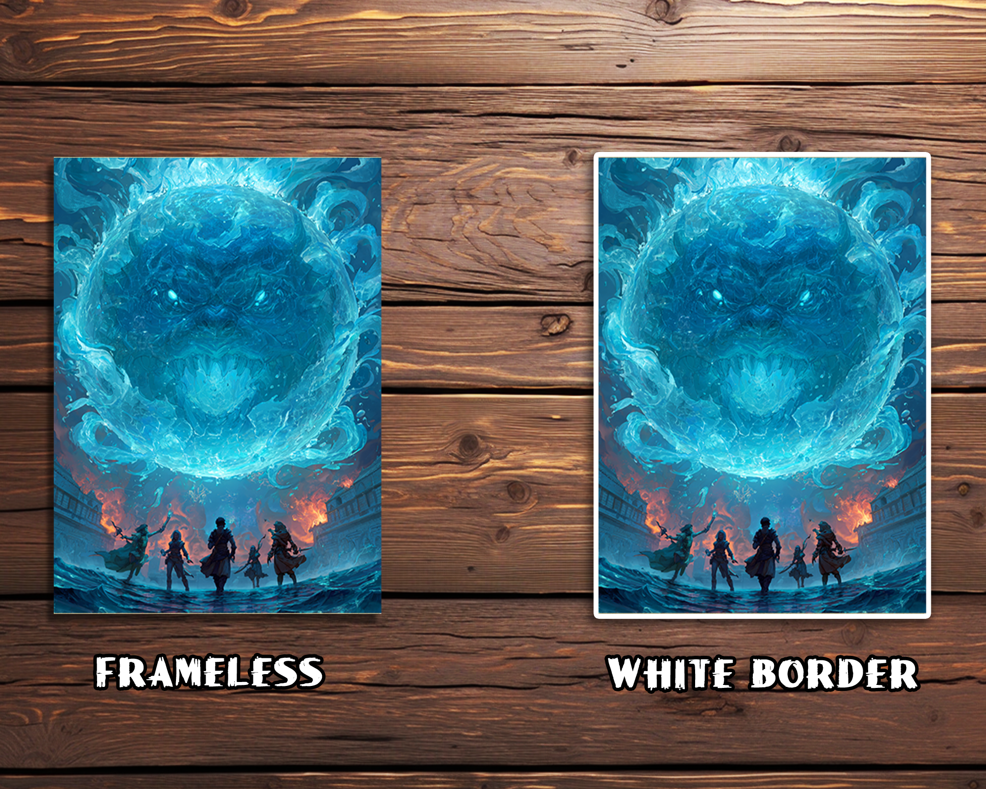 Aquatic Dragon Battle Card Sleeves
