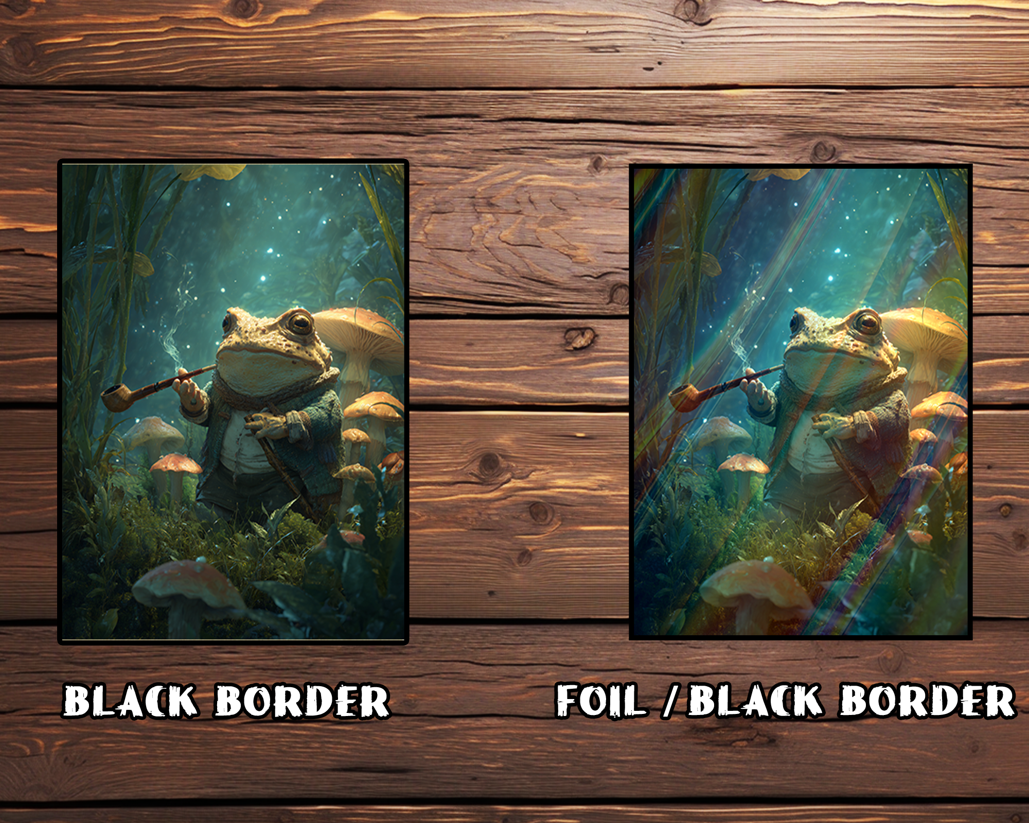 Toad’s Pipe and Mushrooms Card Sleeves