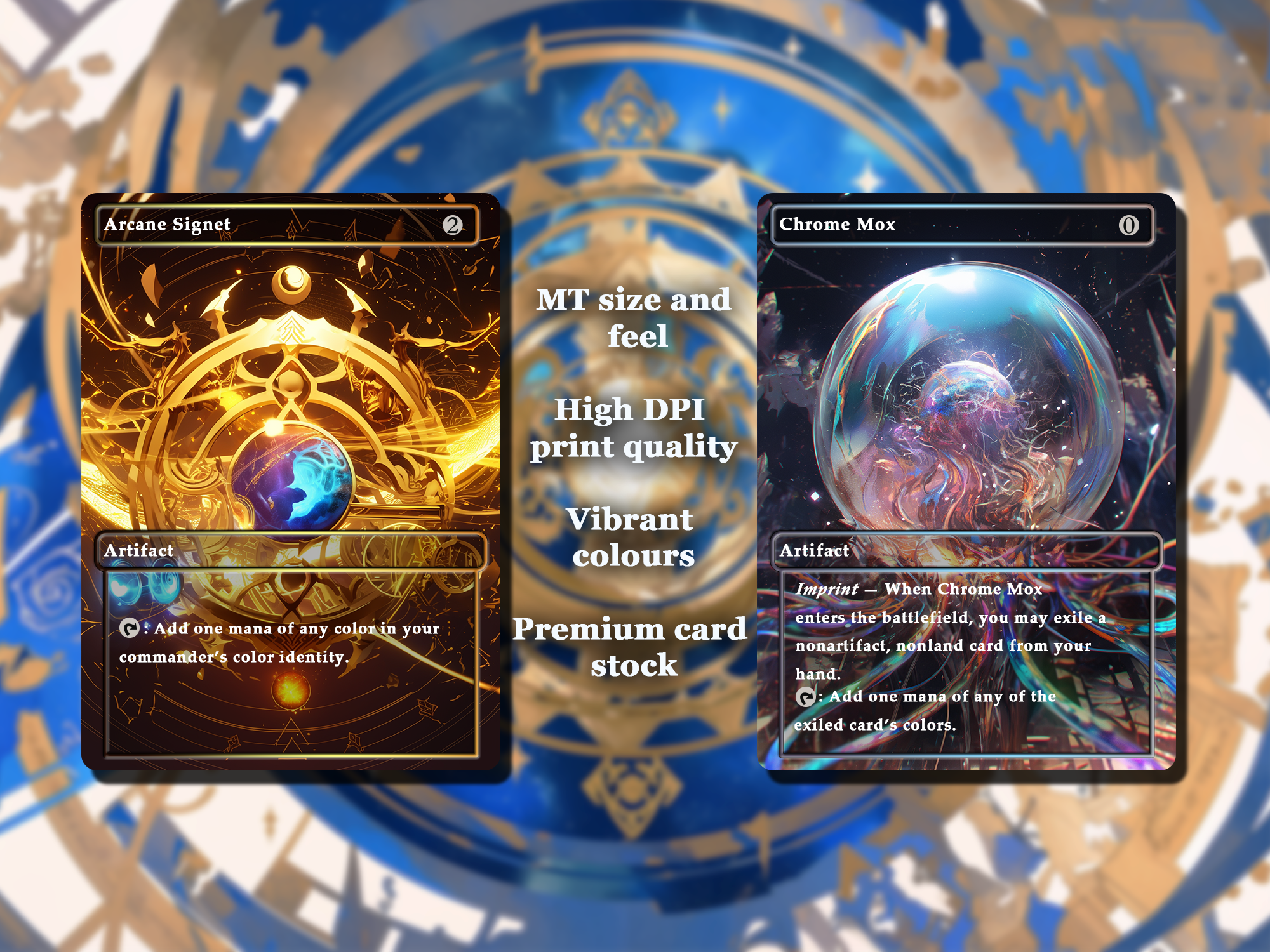 Mana Rocks Collection: Premium Proxy Cards with Iconic Pieces