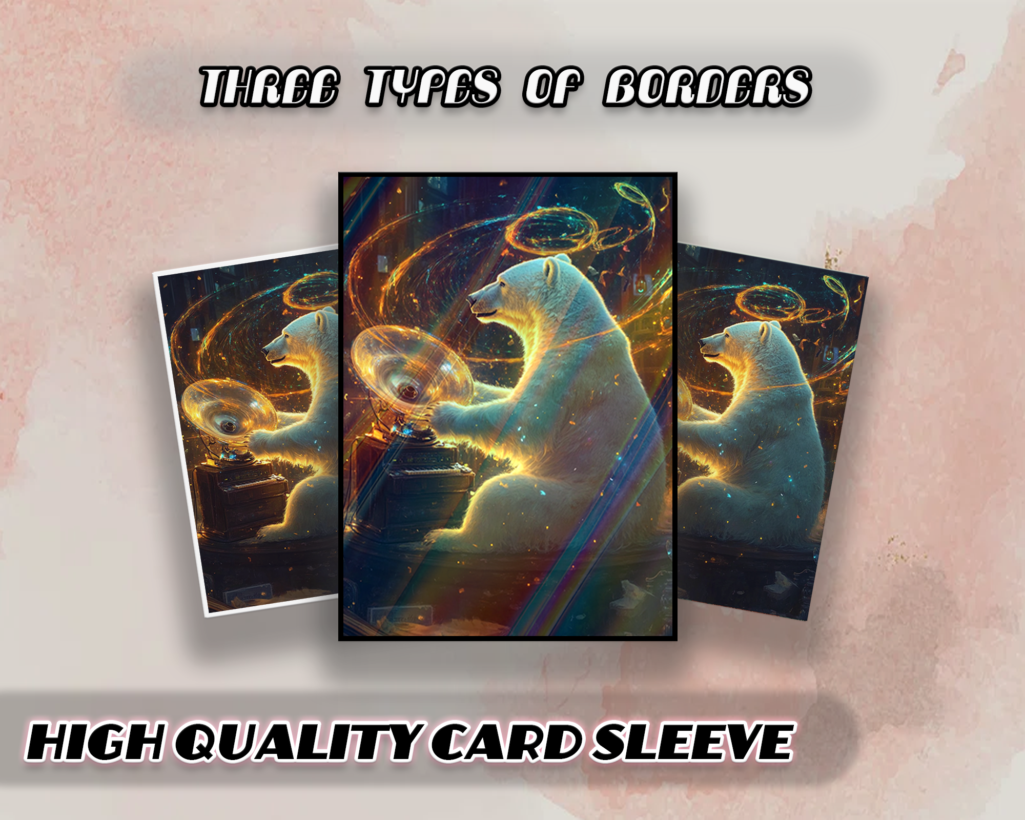 Fantasy Polar Bear Art Card Sleeves Fantasy Polar Bear Art Card Sleeves