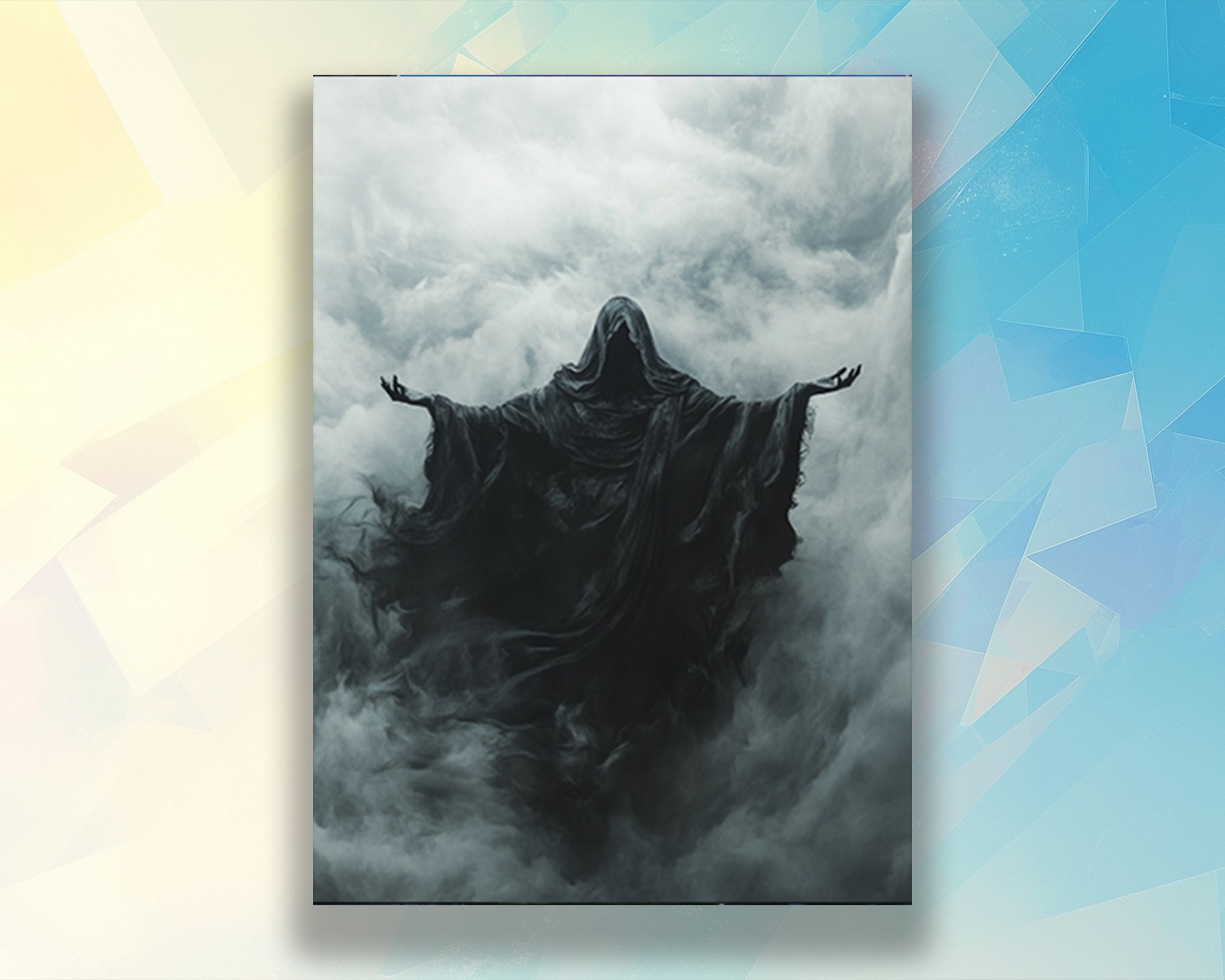 Mysterious man in cloak Card Sleeves