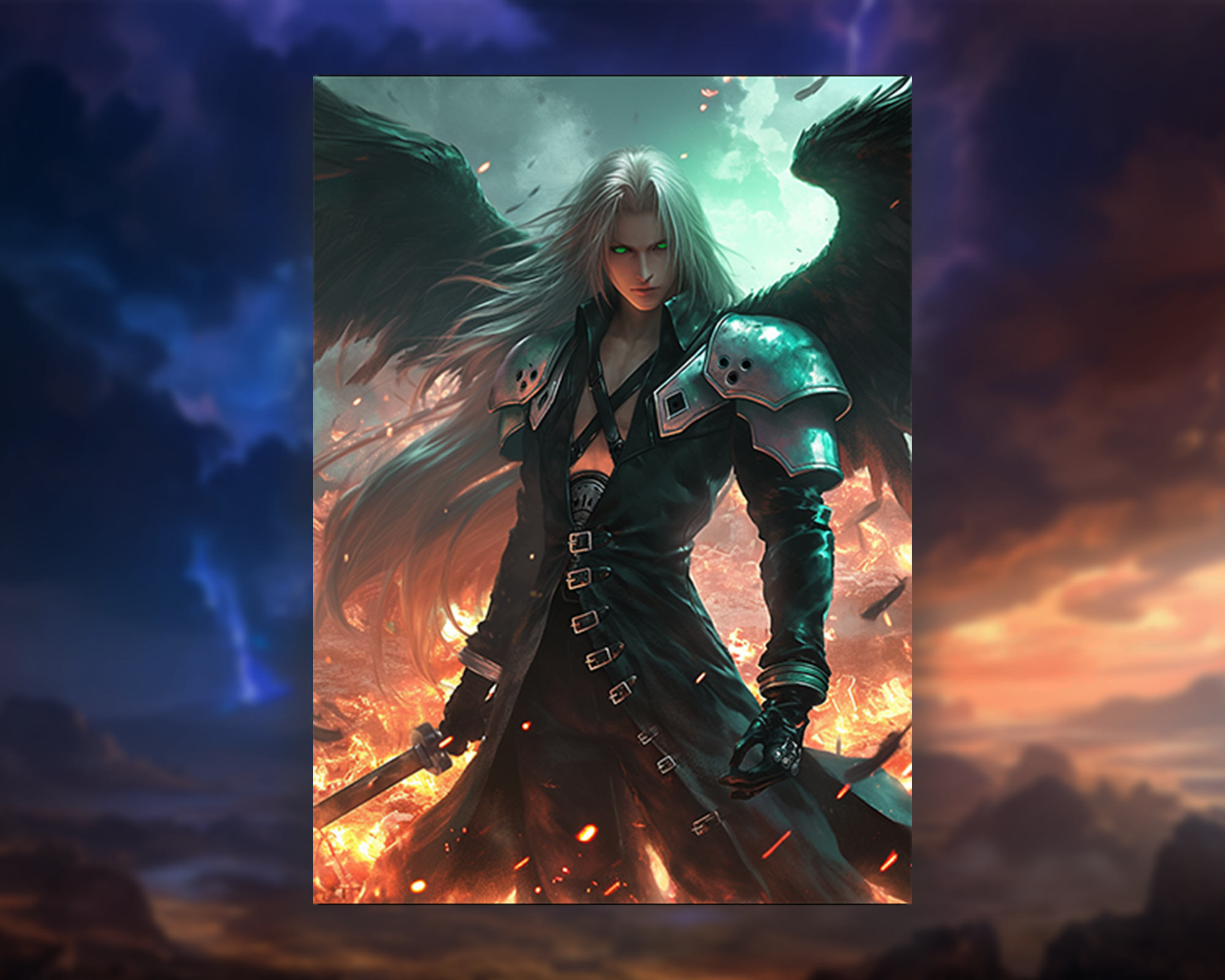 sephiroth card sleeves Sephiroth Card Sleeves
