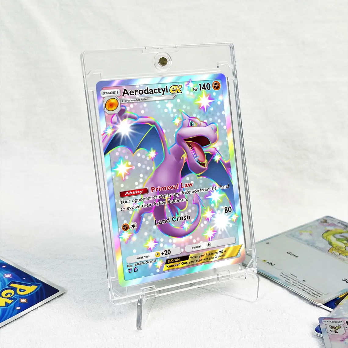 Aerodactyl ex - Custom Full Art Pokémon Proxy Card | High-Quality TCG Alternative