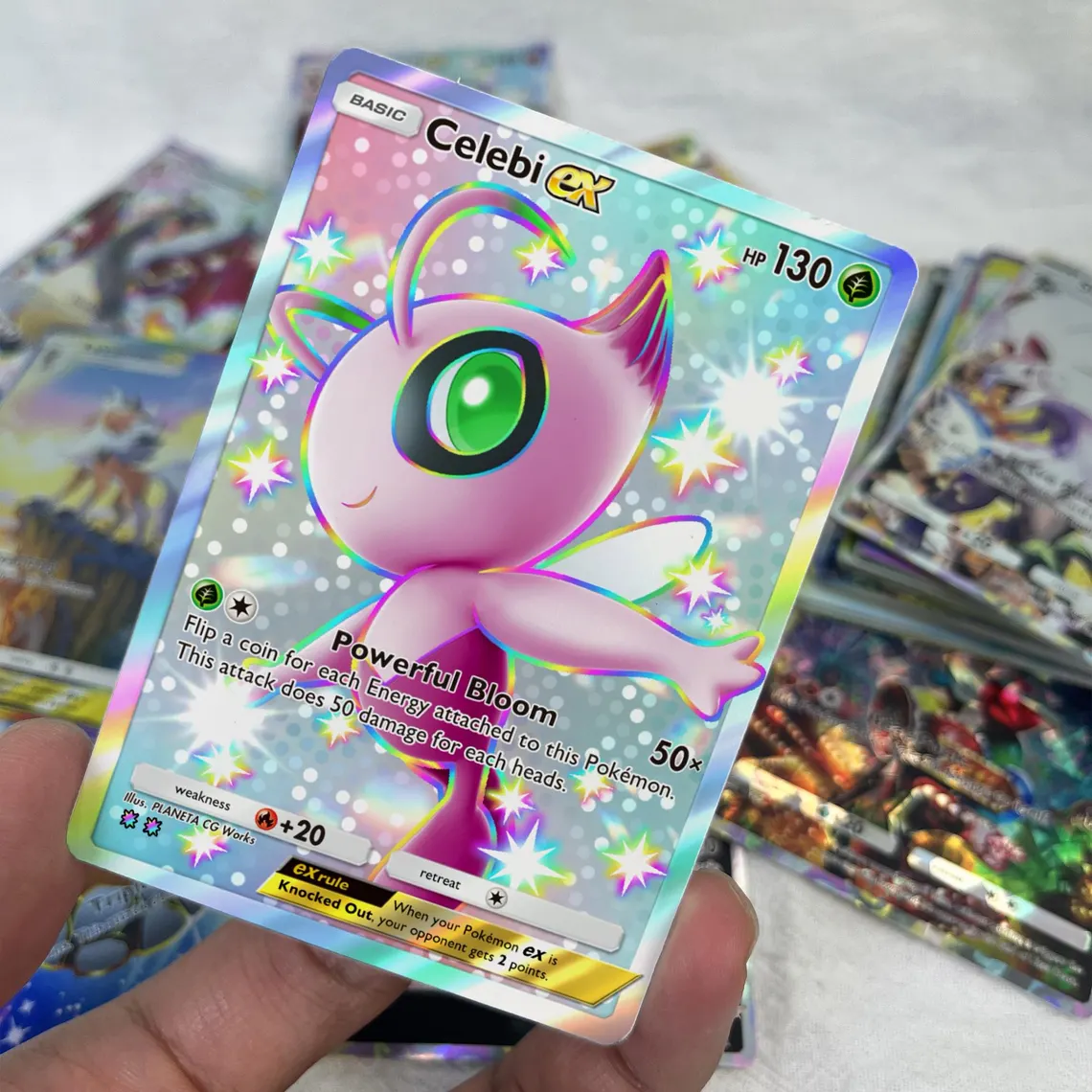 Celebi ex - Custom Full Art Pokémon Proxy Card | High-Quality TCG Alternative