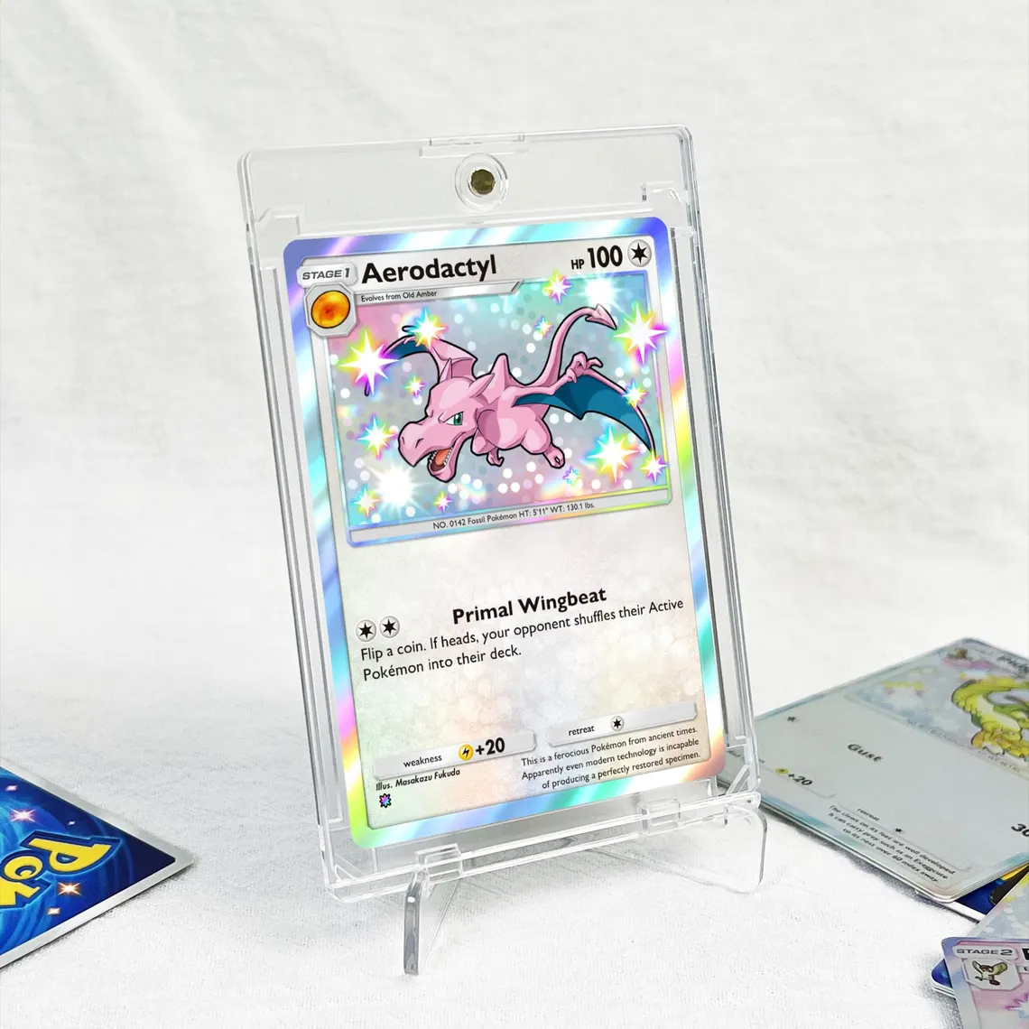 Aerodactyl - Custom Full Art Pokémon Proxy Card | High-Quality TCG Alternative