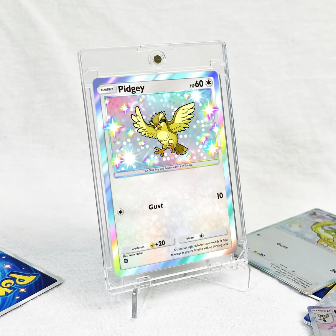 Pidgey - Custom Full Art Pokémon Proxy Card | High-Quality TCG Alternative