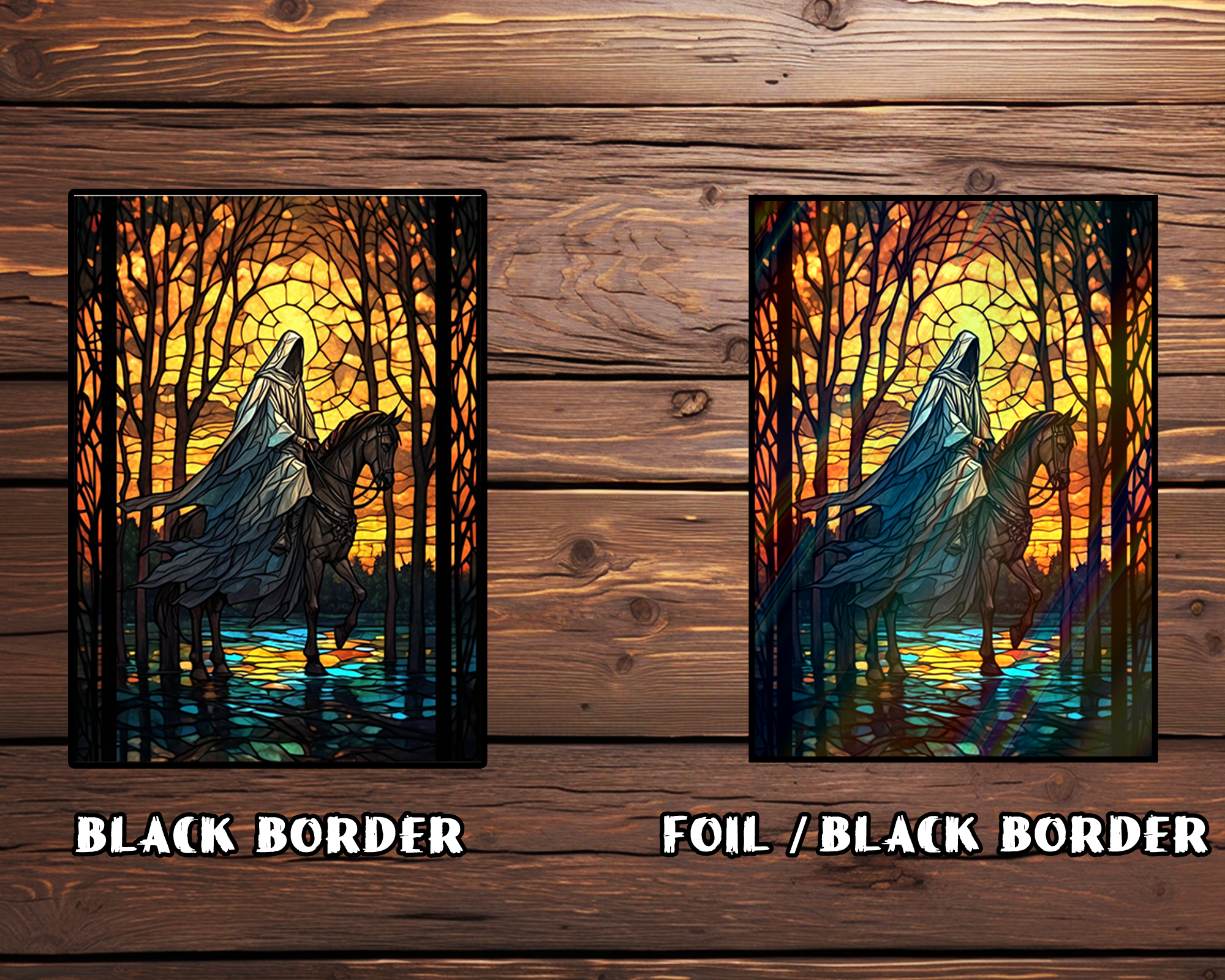 【sale items】Stained Glass Rider Card Sleeves