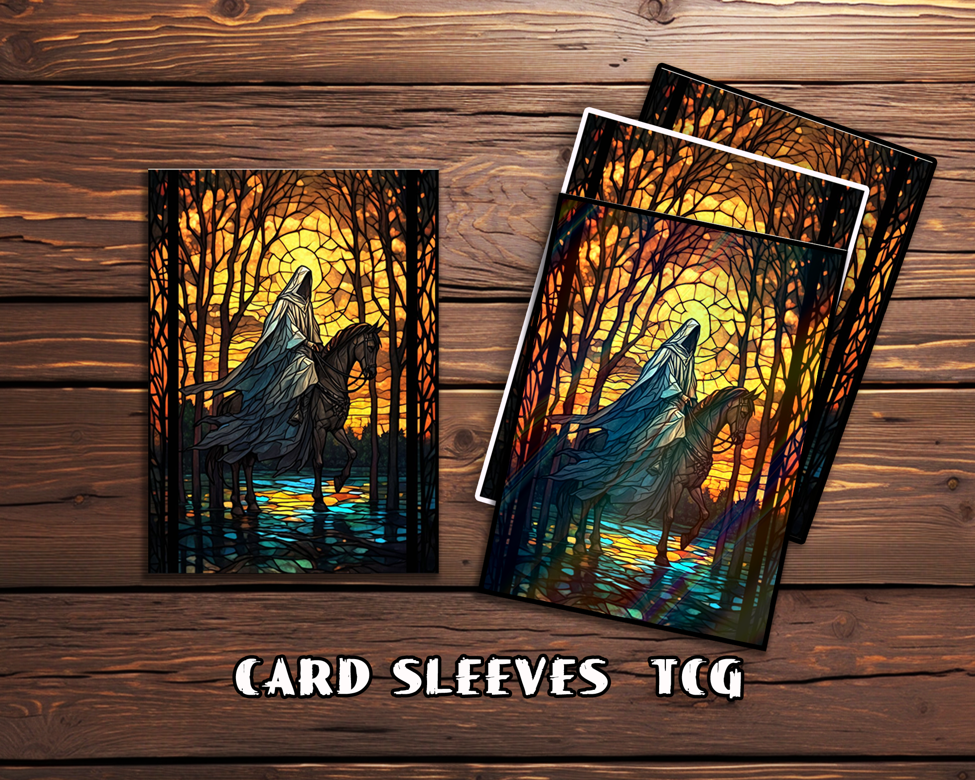 【sale items】Stained Glass Rider Card Sleeves