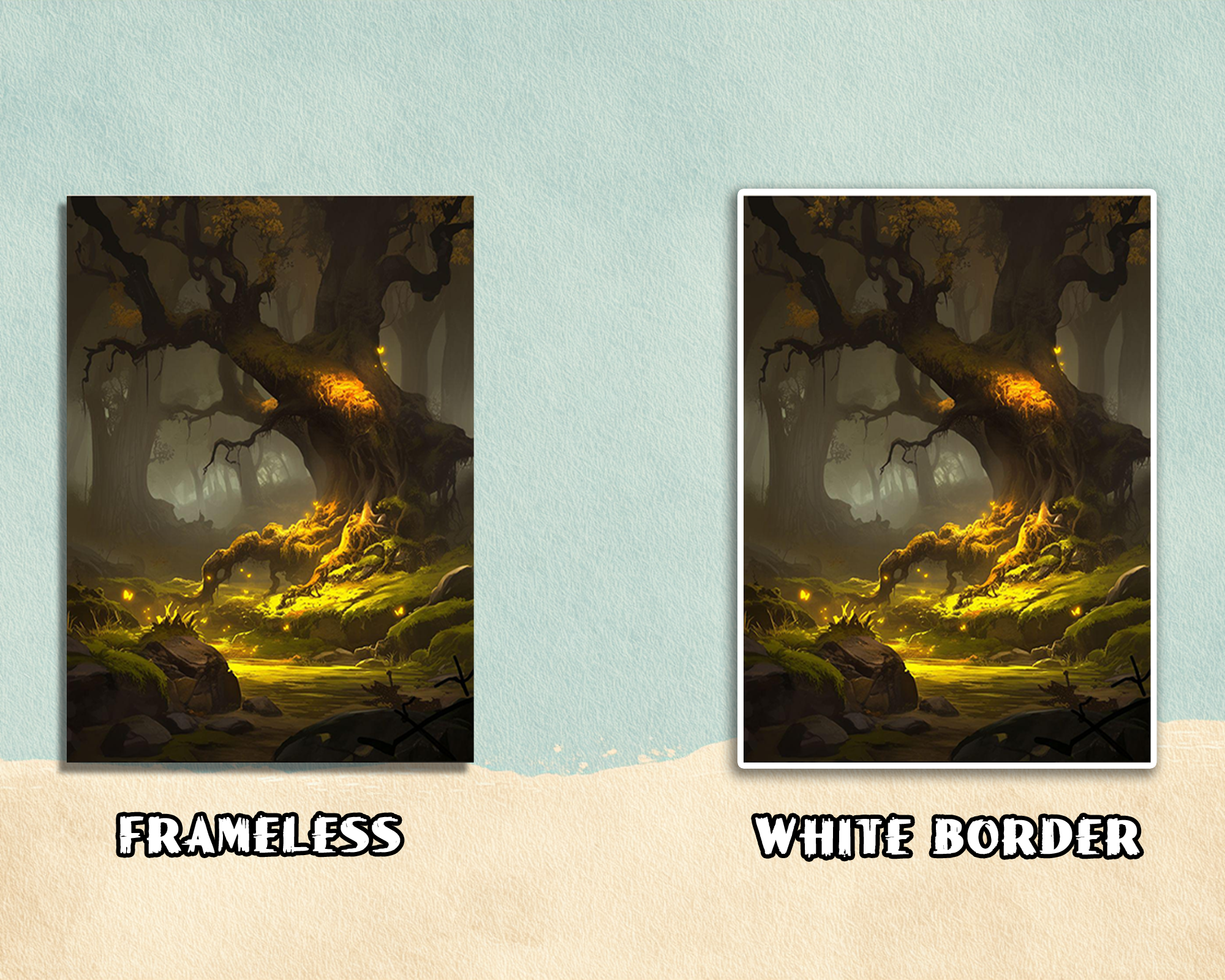 【sale items】Enchanted Forest Glow Card Sleeves
