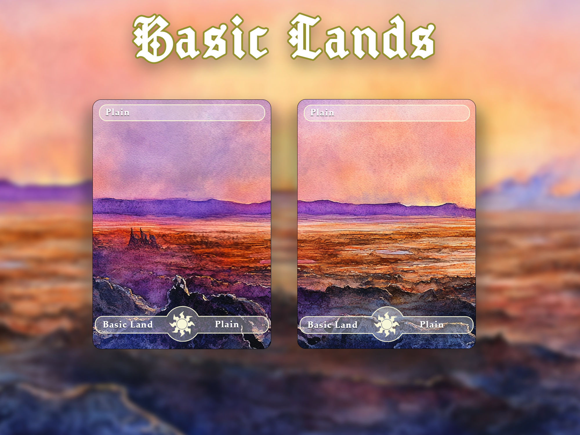 10 Basic Land-Plain. 10 proxy cards for EDH. Enhance your Commander Deck