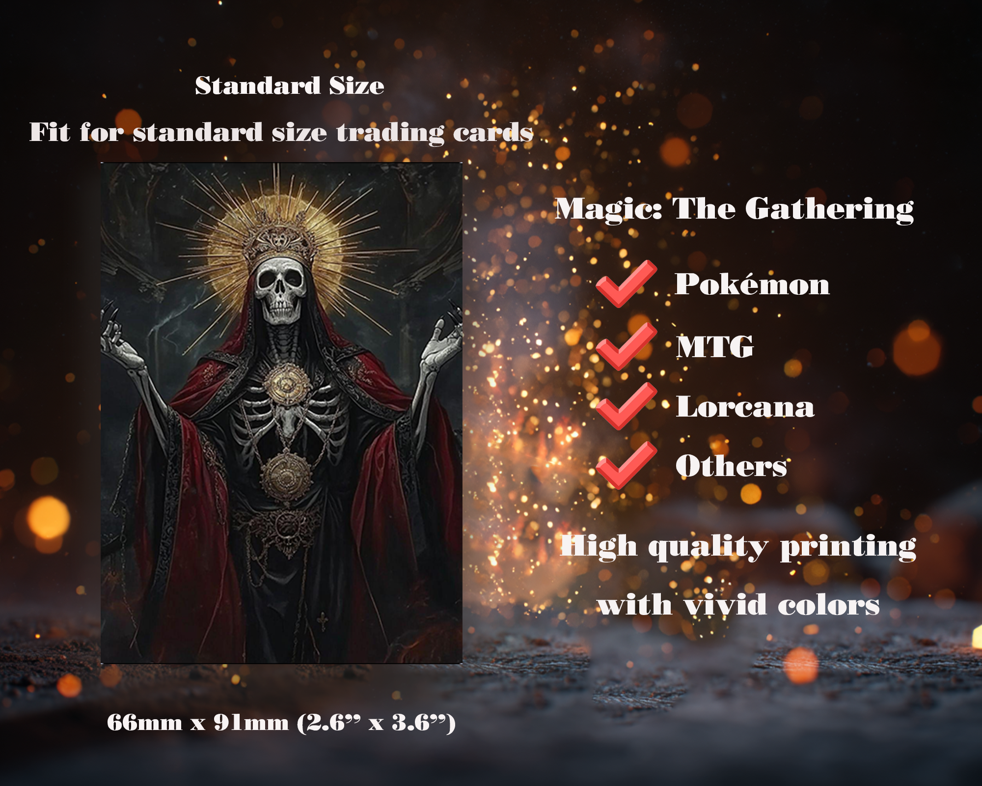 Ancient Goddess of Death, Art Card Sleeves
