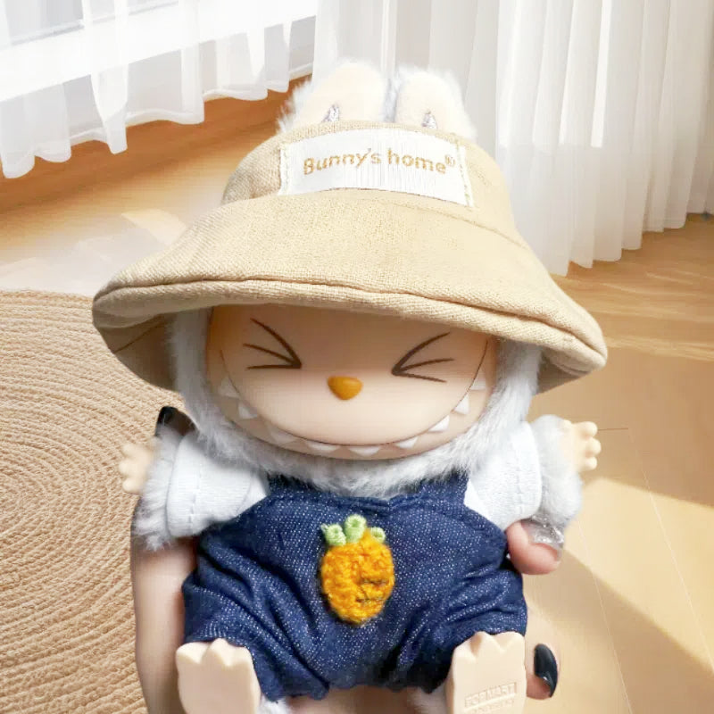 Bunny - themed Handmade Outfit Set for Labubu(Doll not included)