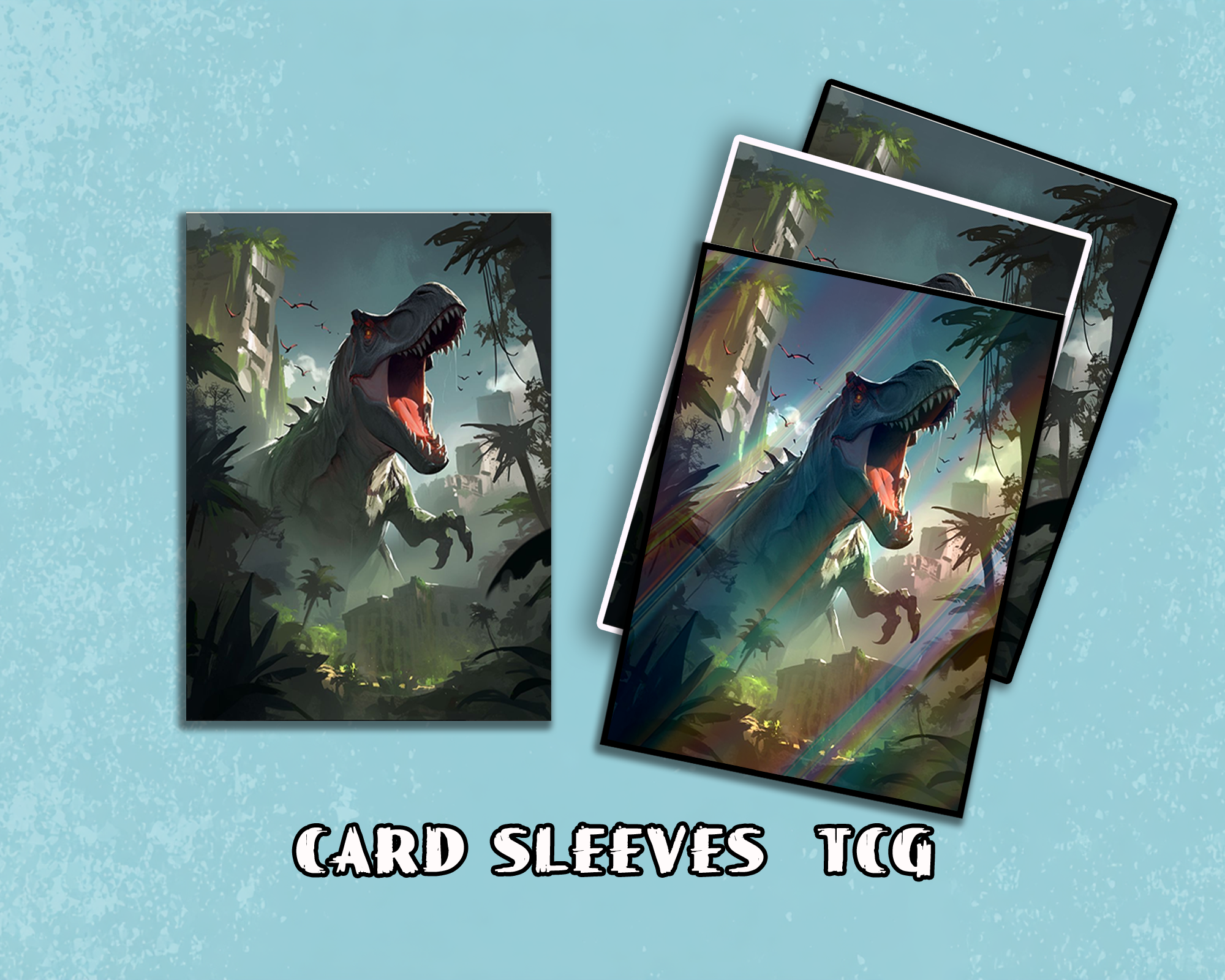 【sale items】Jurassic Wasteland Dinosaur Card Sleeves