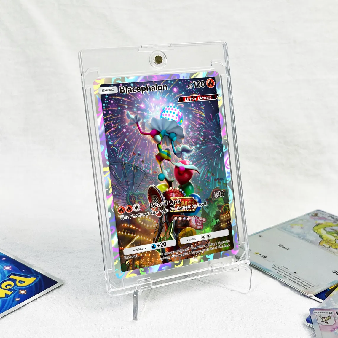 Blacephalon - Custom Full Art Pokémon Proxy Card | High-Quality TCG Alternative