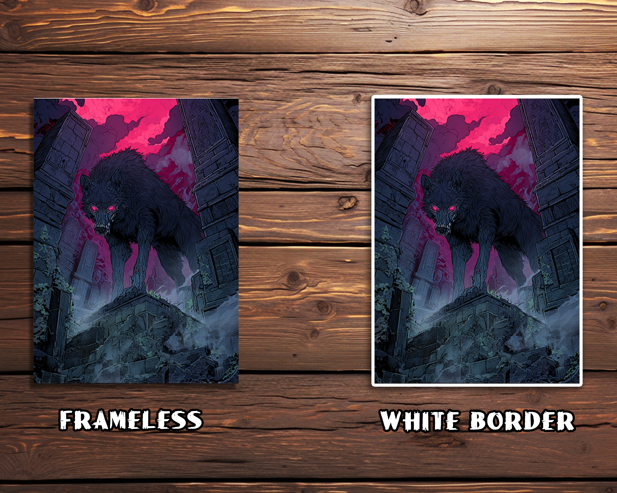 Mystic Ruined Wolf Card Sleeves