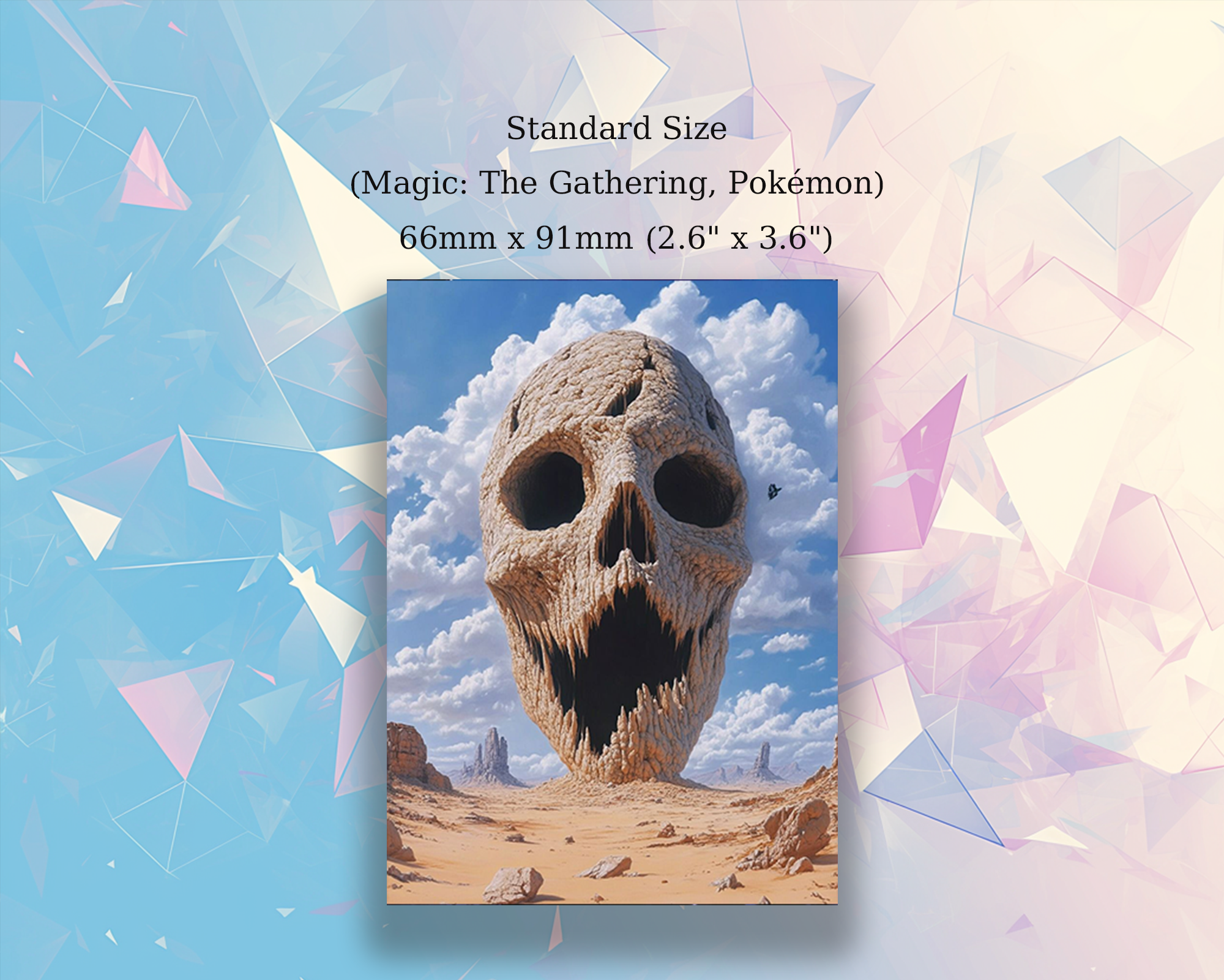 Desert Landscape Painting Card Sleeves