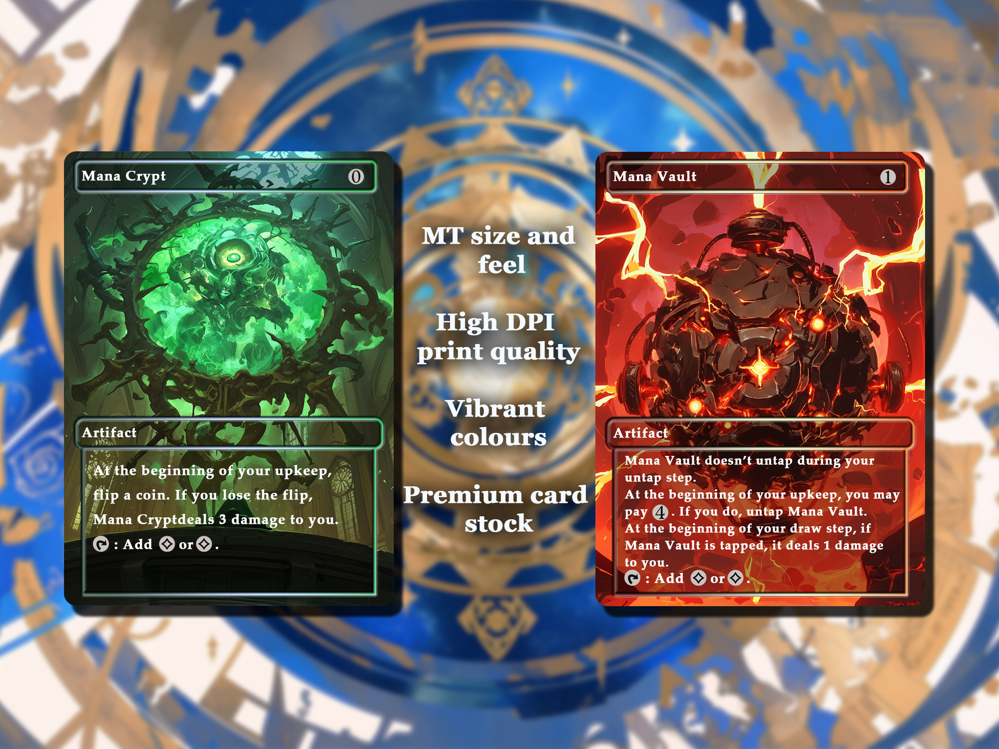 Mana Rocks Collection: Premium Proxy Cards with Iconic Pieces