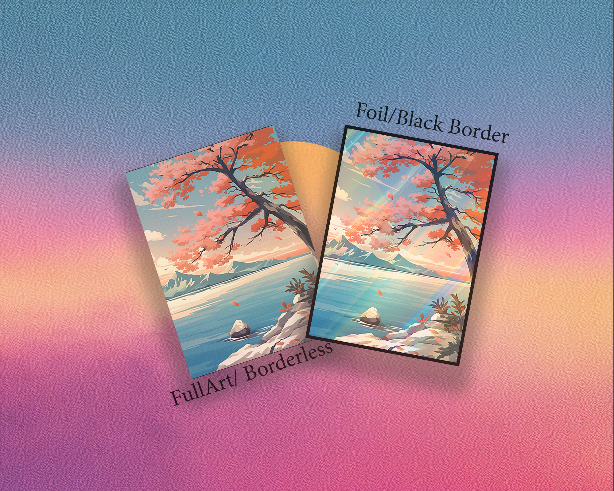 cherry blossom card sleeves Cherry Blossom Beautiful Card Sleeves