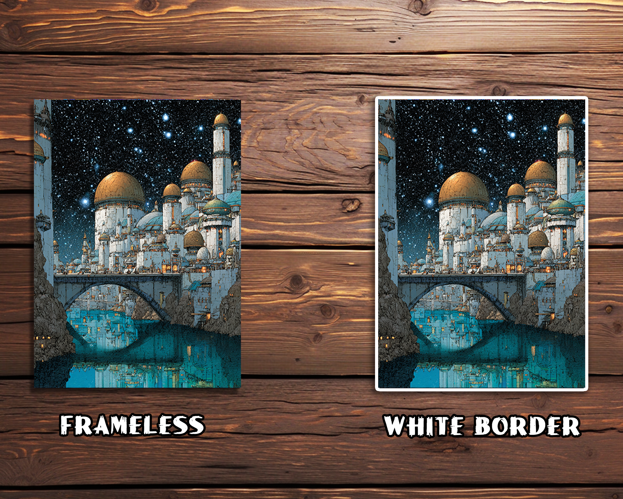 Starry Sky Castle A Fantasy Realm Card Sleeves