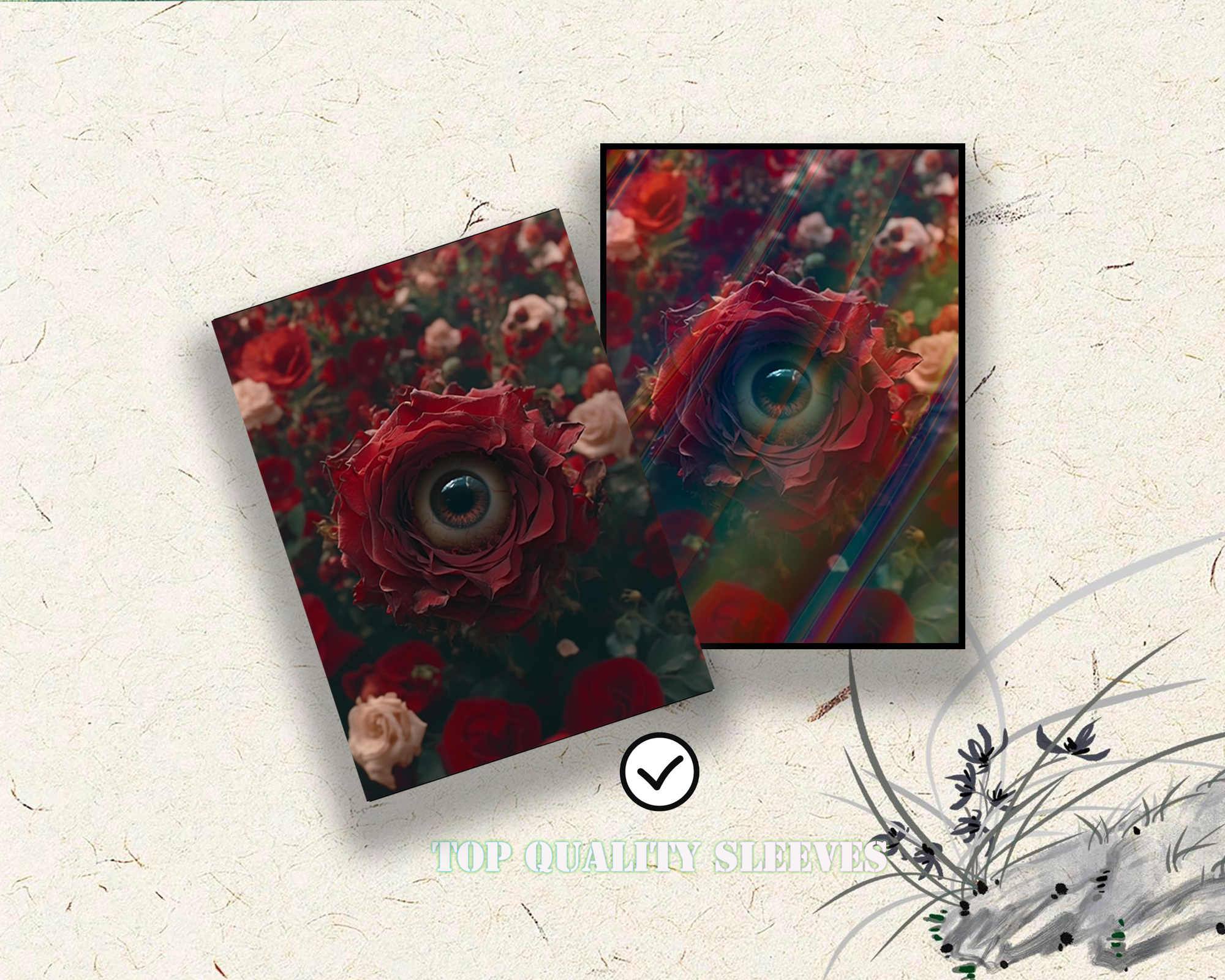 Mystic Rose Art Card Sleeves