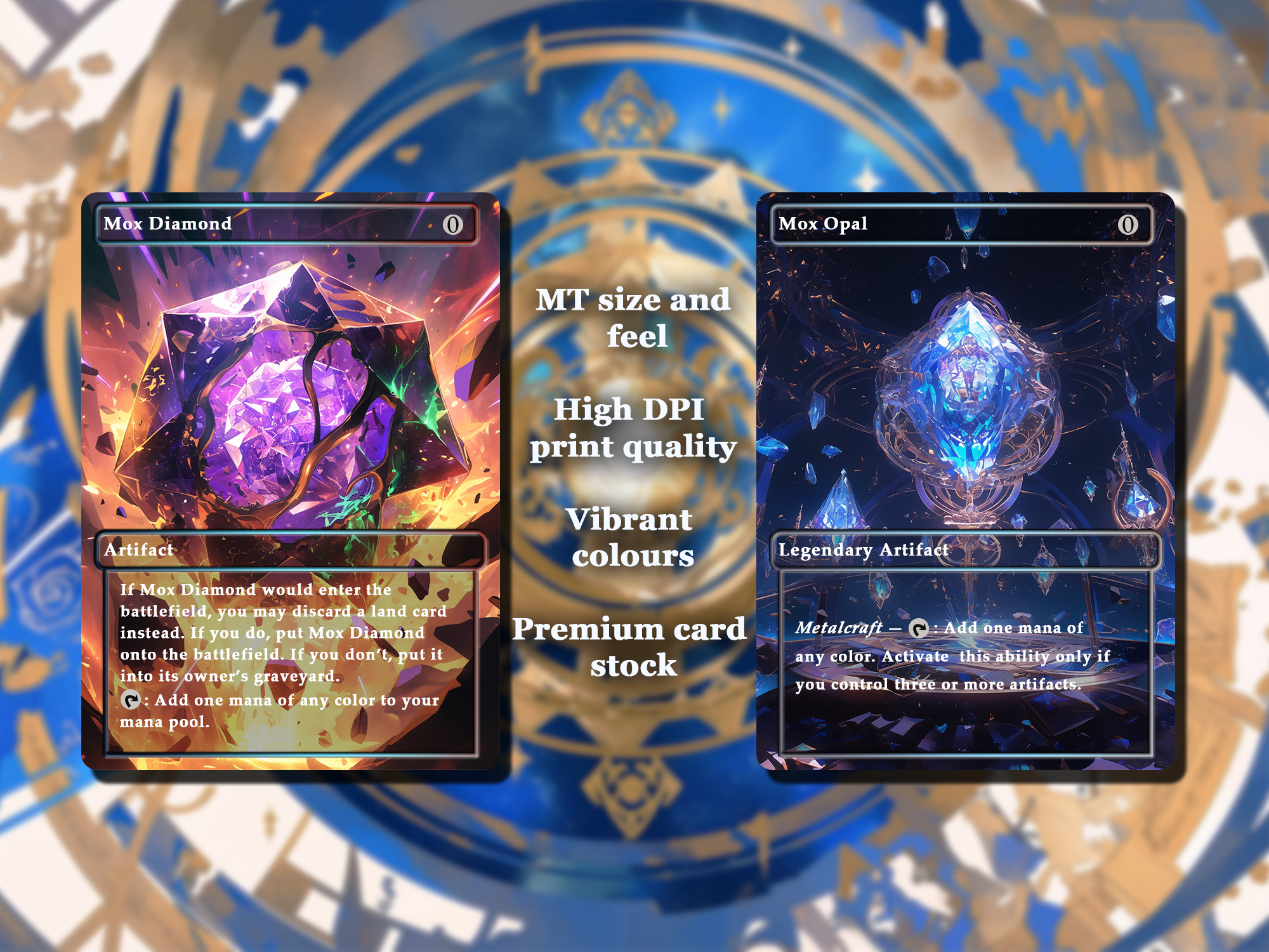 Mana Rocks Collection: Premium Proxy Cards with Iconic Pieces