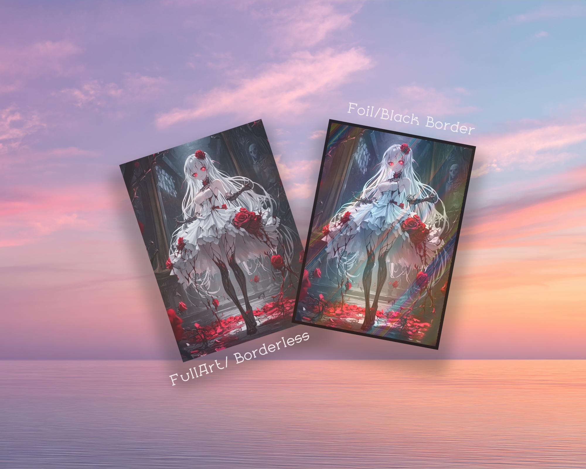 Dark Rose Anime Card Sleeves