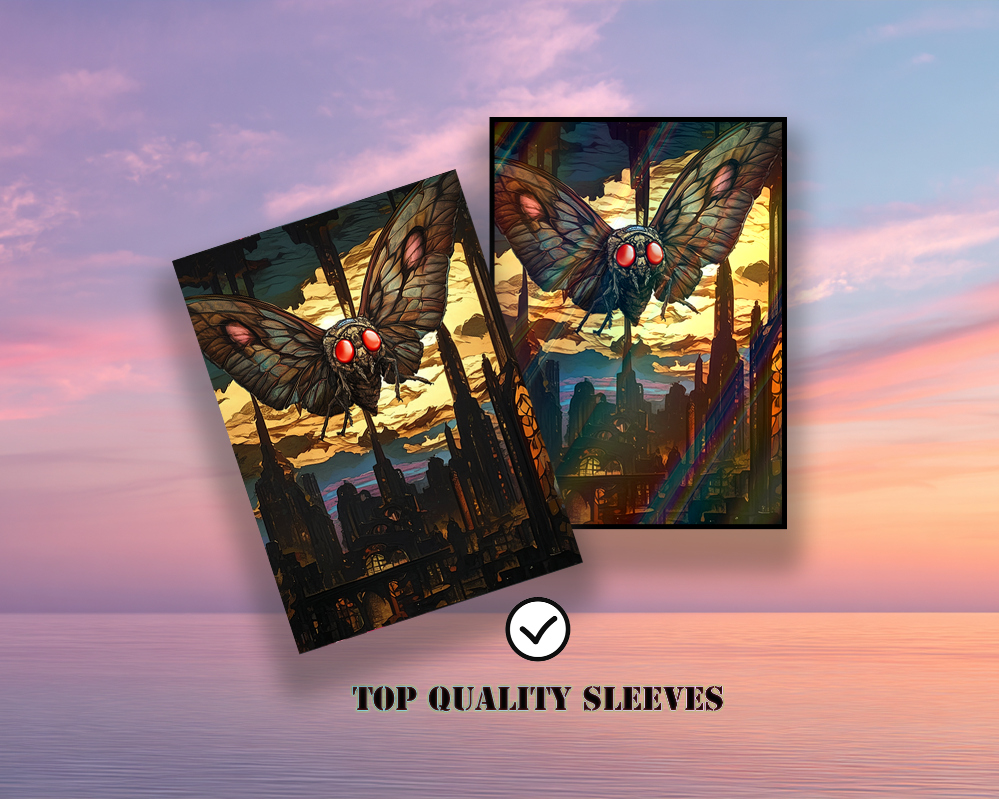 mothman card sleeves The Wise Mothman Card Sleeves