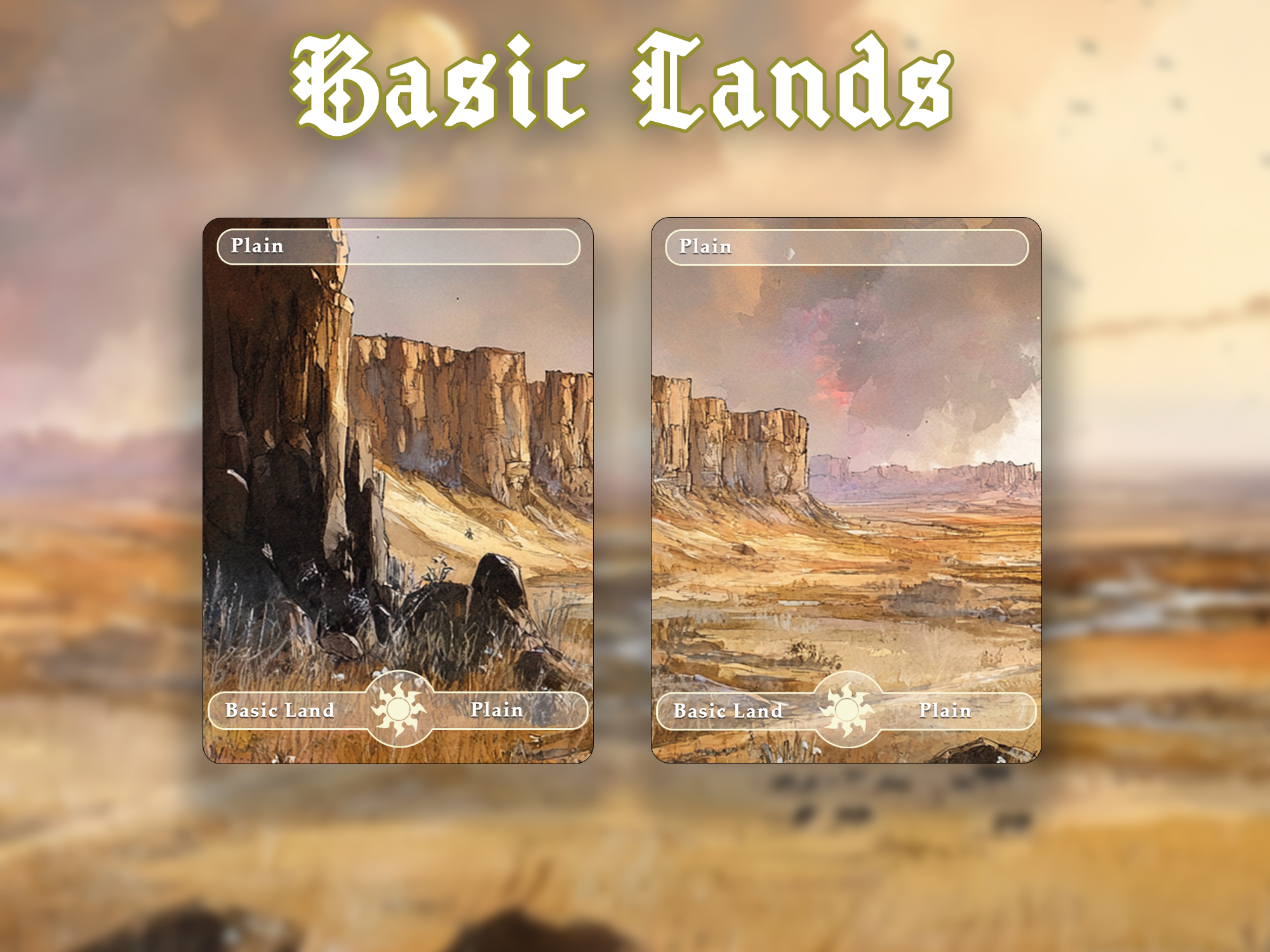 10 Basic Land-Plain. 10 proxy cards for EDH. Enhance your Commander Deck