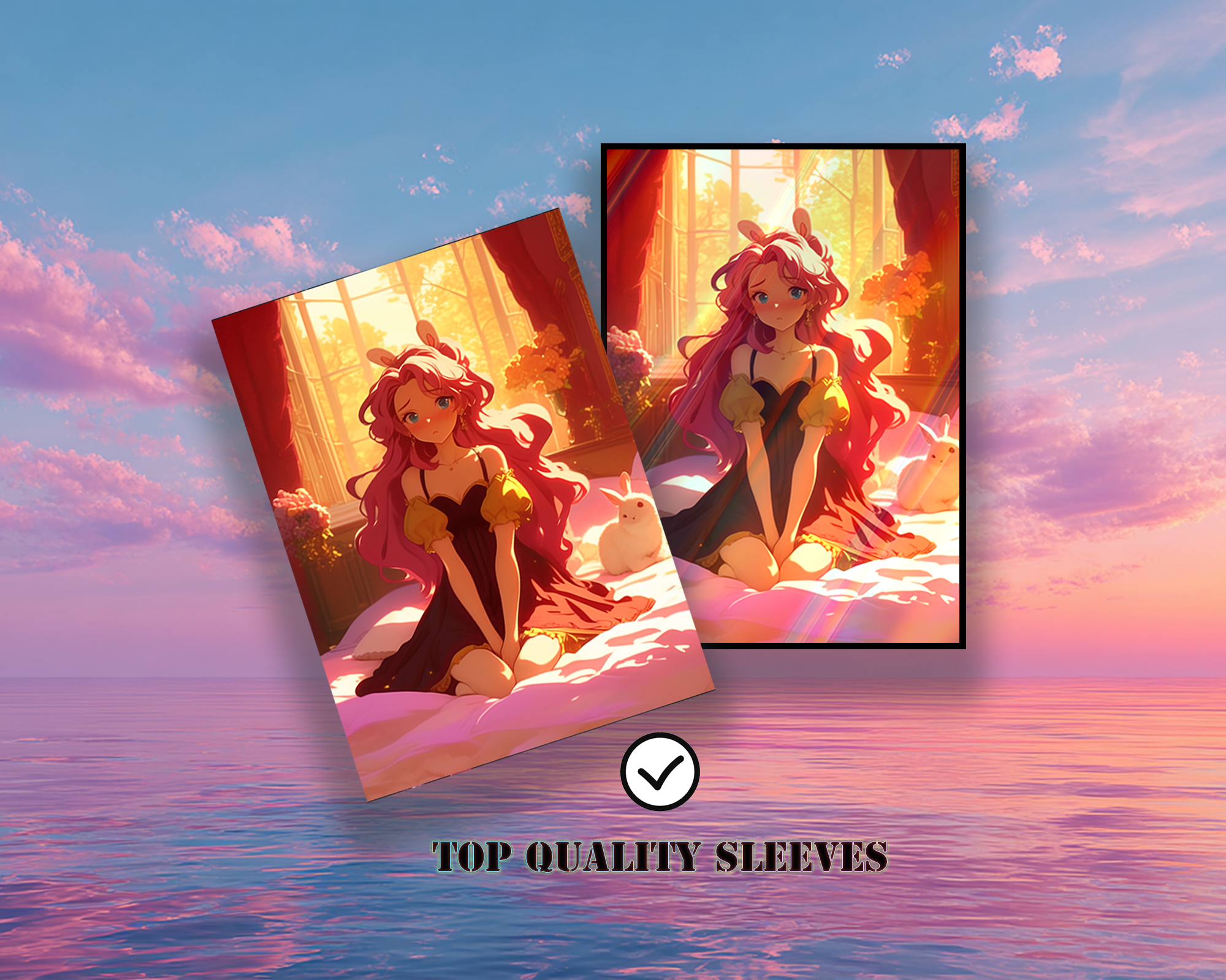 anime bunny girl Card Sleeves