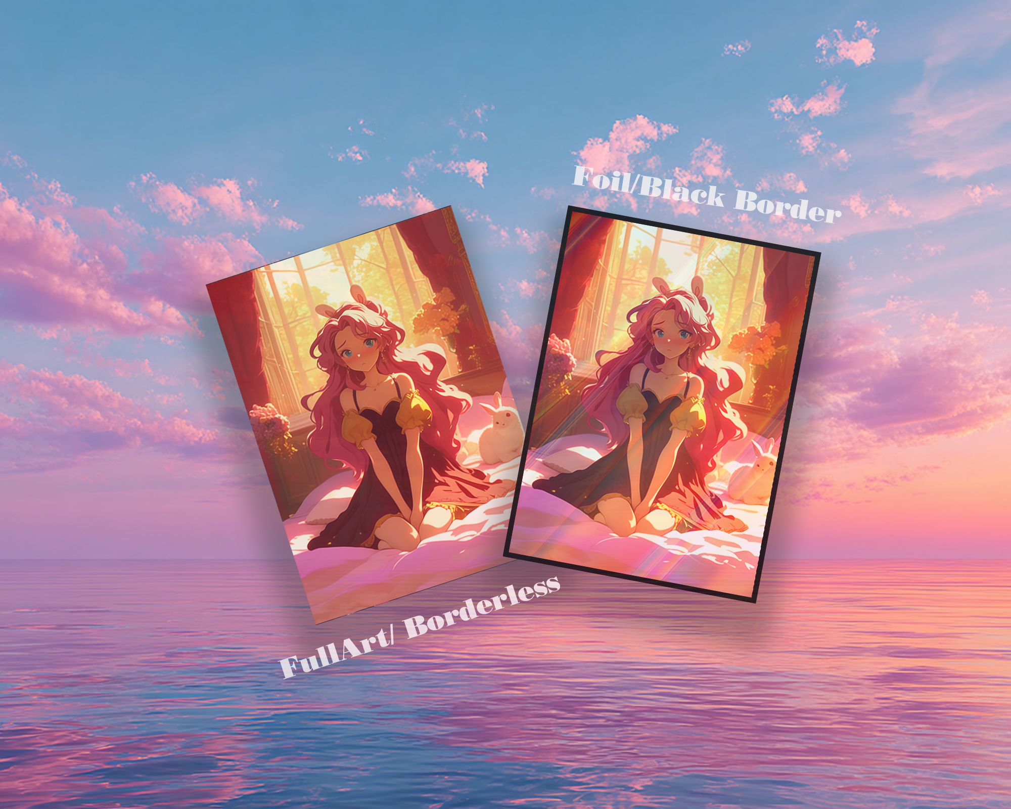 anime bunny girl Card Sleeves