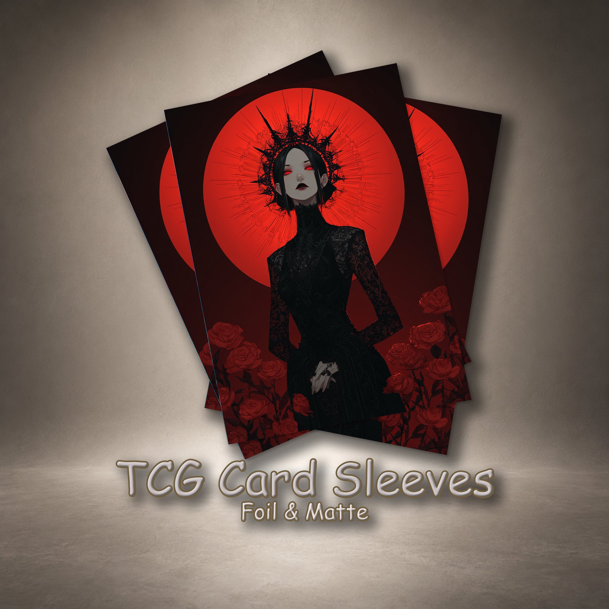 Bloody Rose Queen TCG Card Sleeves