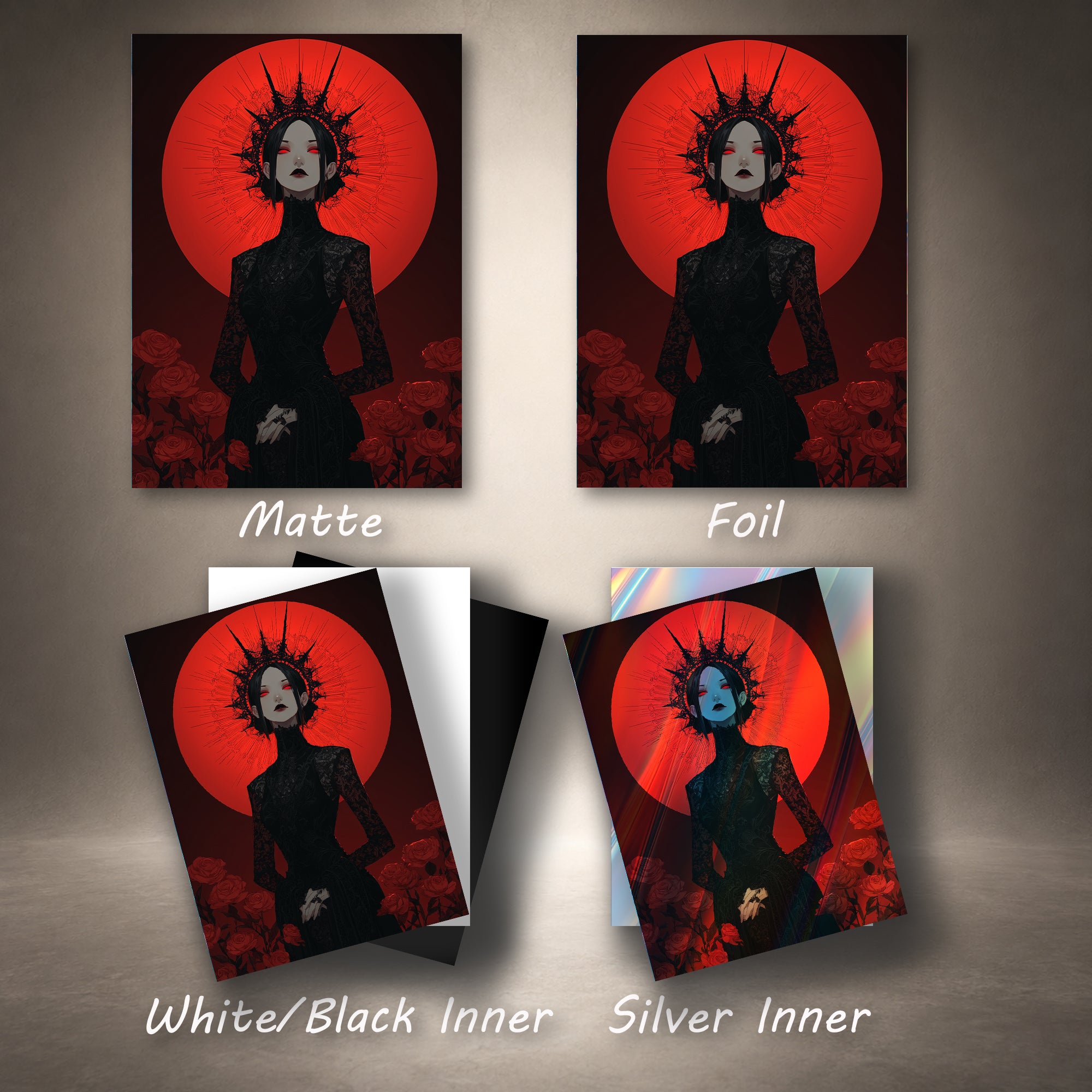 Bloody Rose Queen TCG Card Sleeves