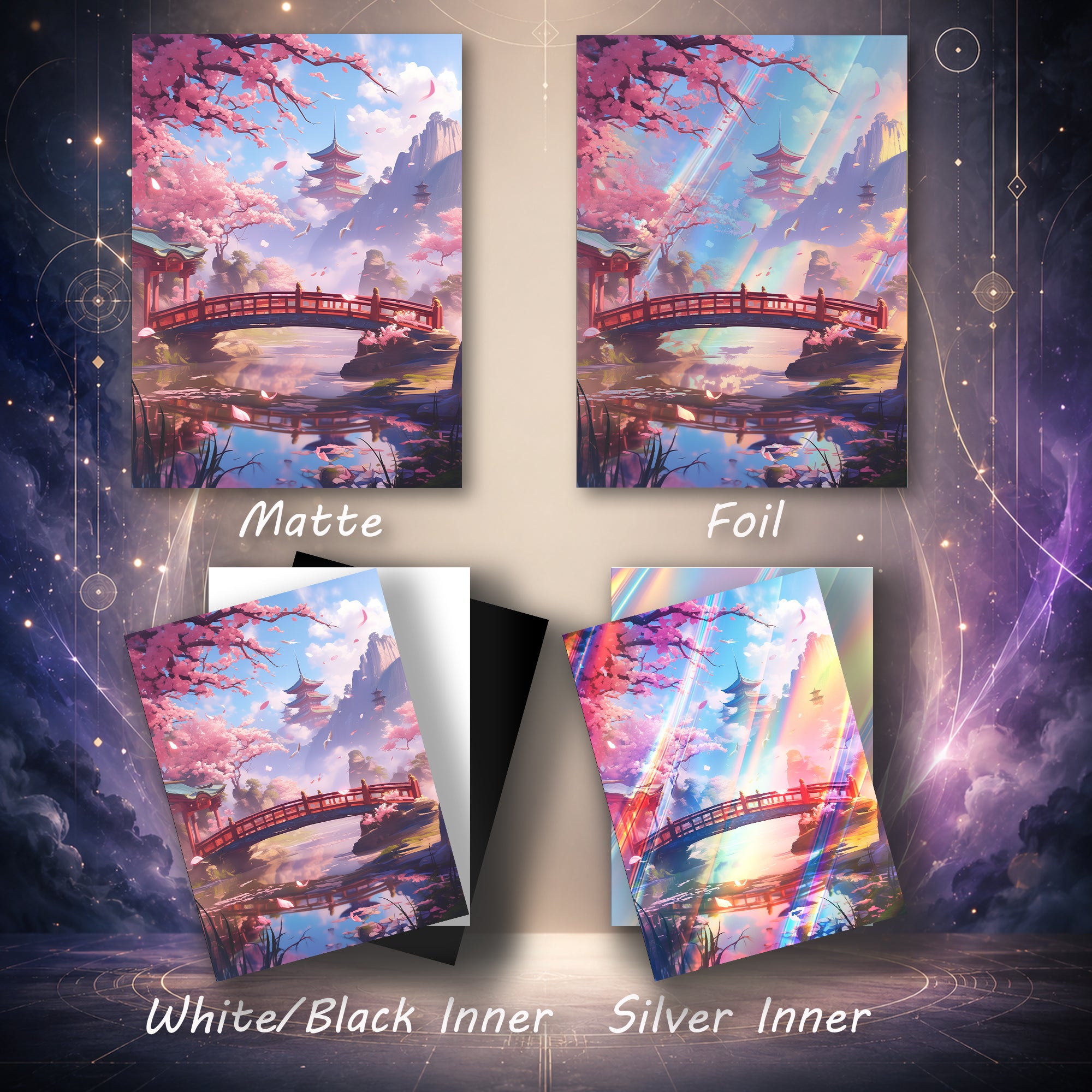 Cherry Blossom Shrine TCG Card Sleeves