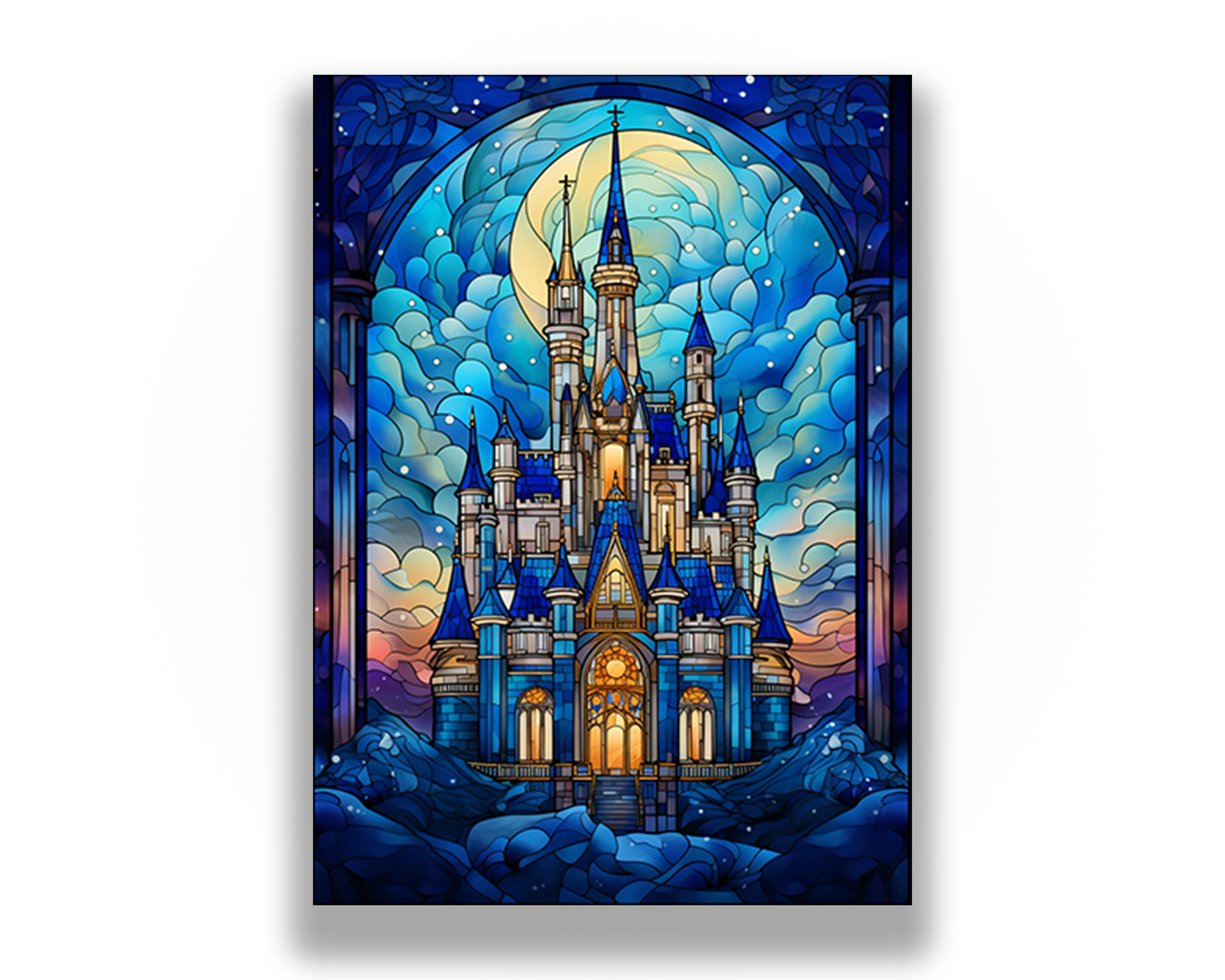 Stained Castle Card Sleeves