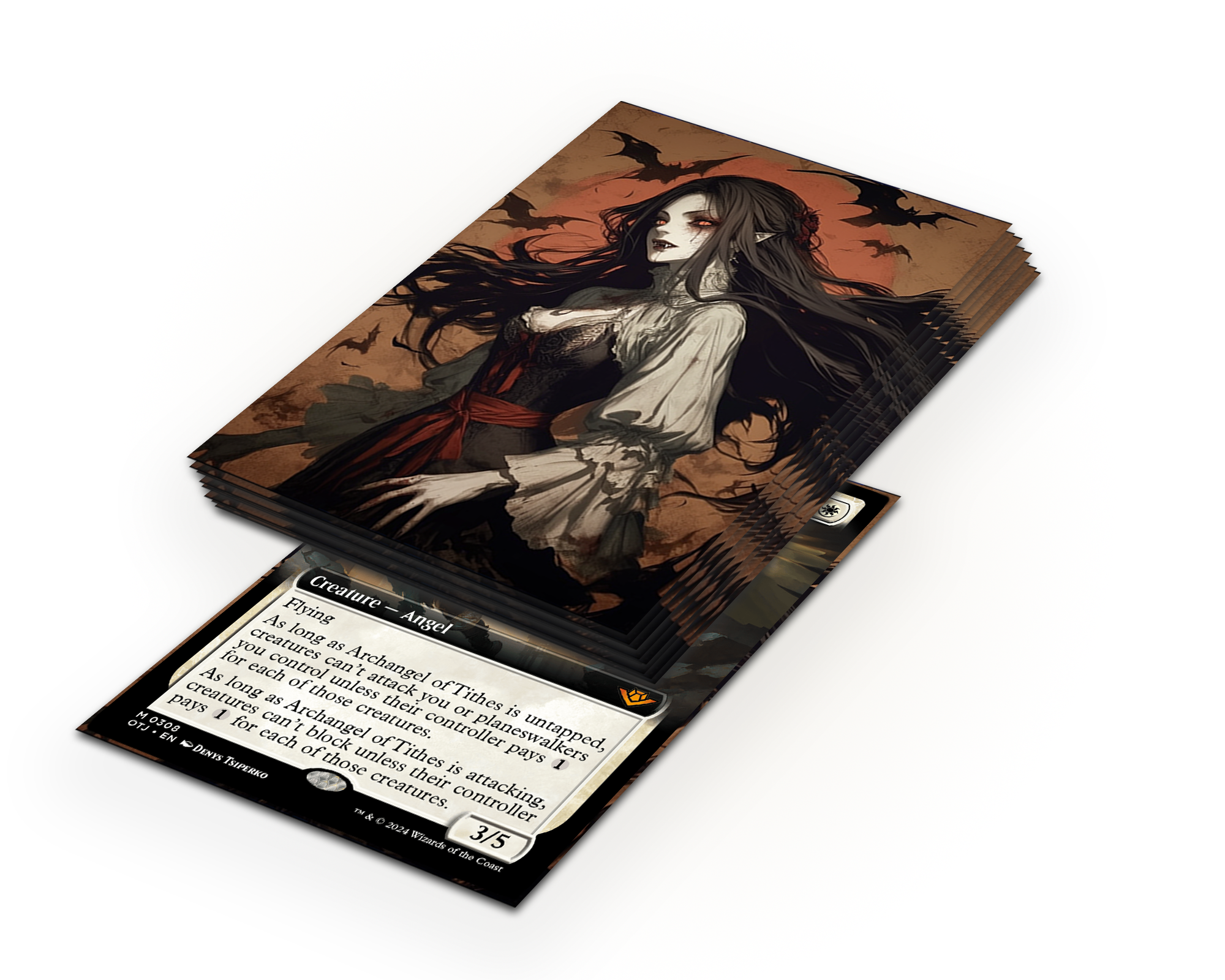 Vampire Lady Card Sleeves