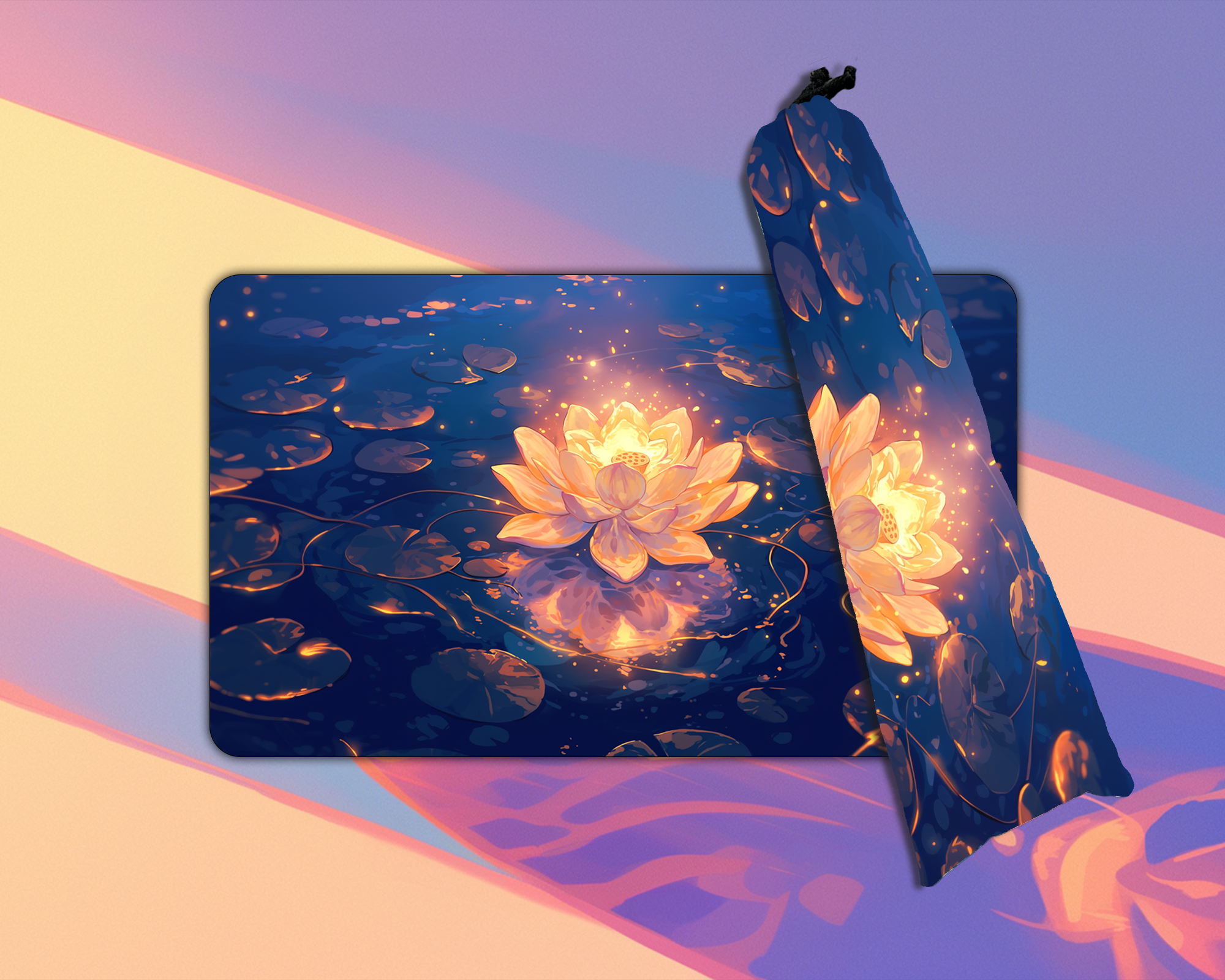 Gilded Lotus  Play Mat| TCG Card game