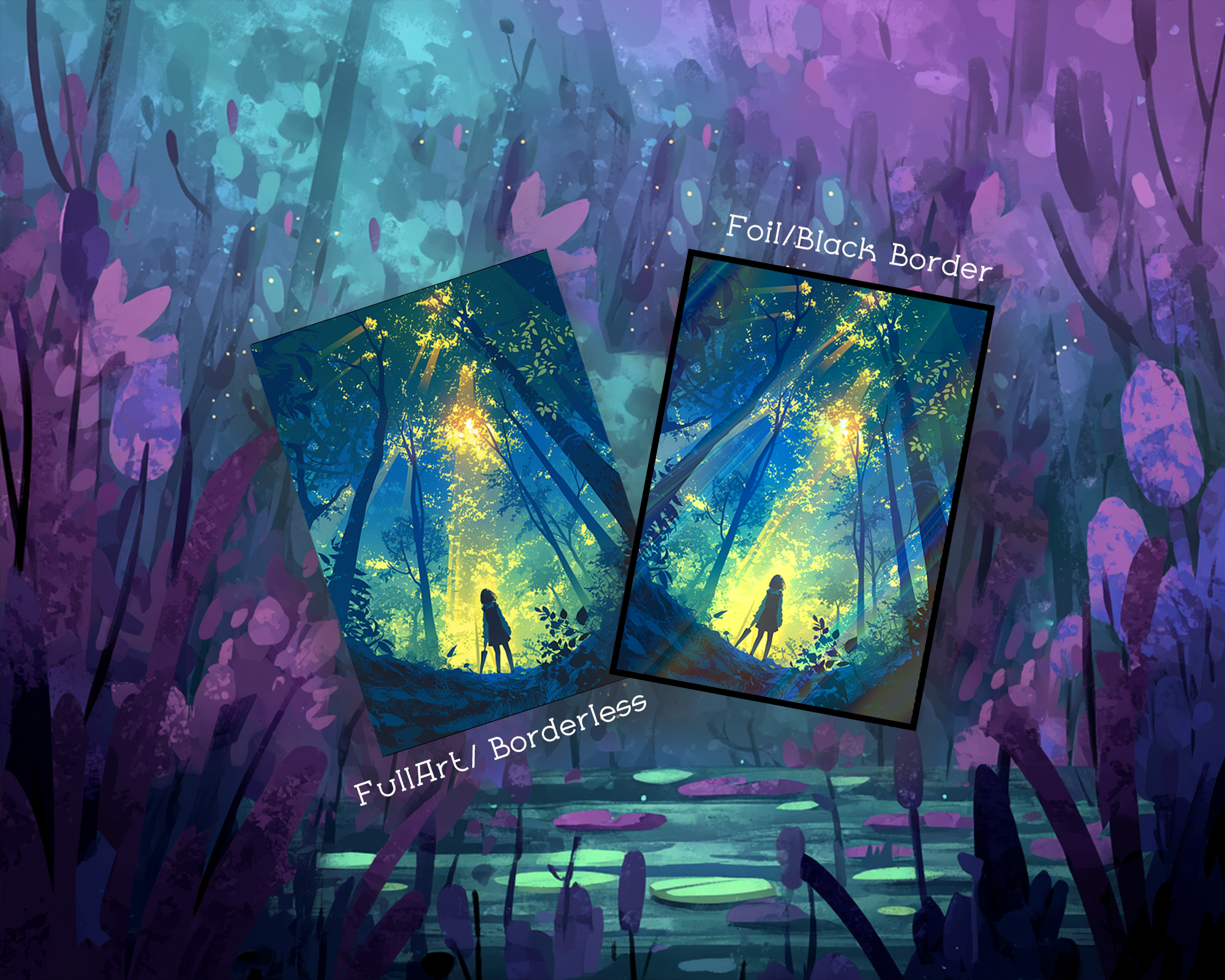 Mystic Forest Glow Card Sleeves