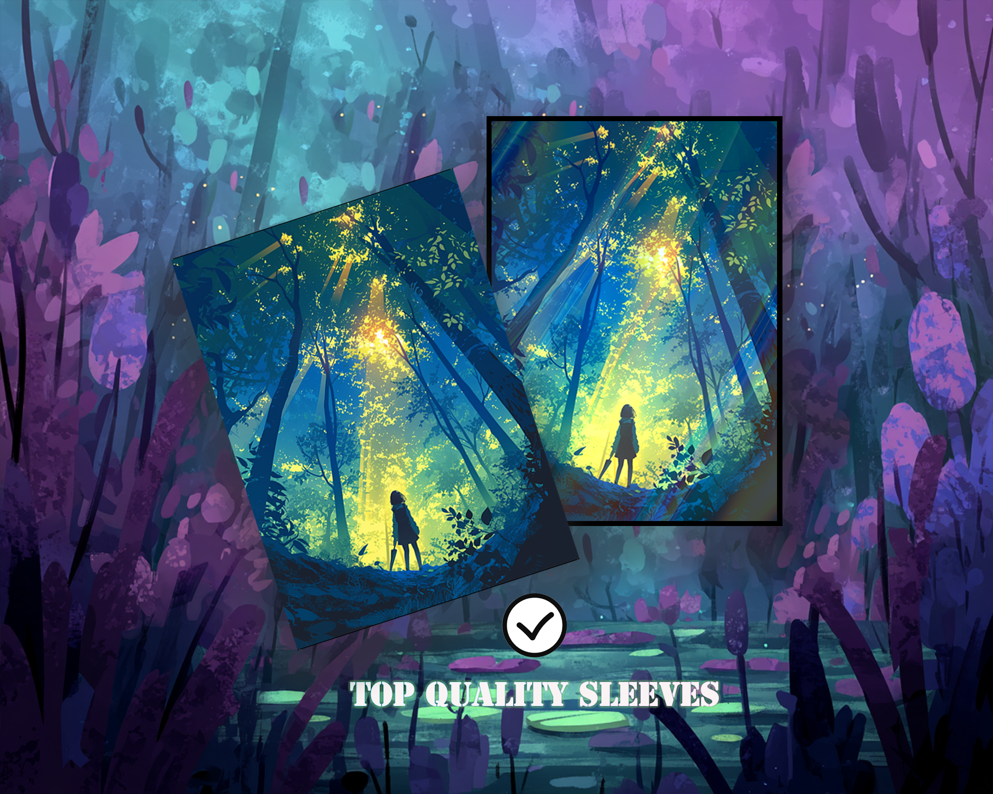 Mystic Forest Glow Card Sleeves