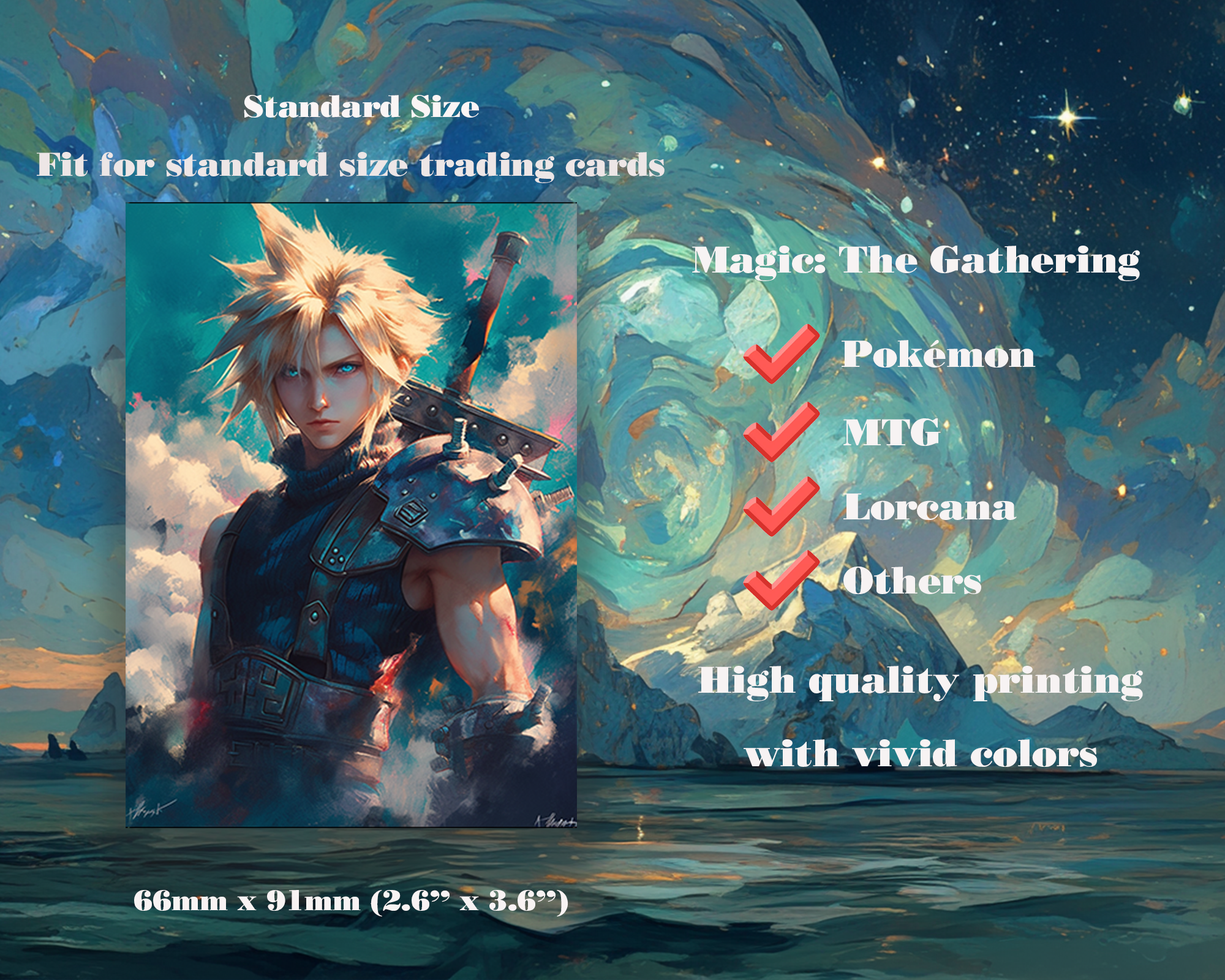 Cloud of Valor Card Sleeves