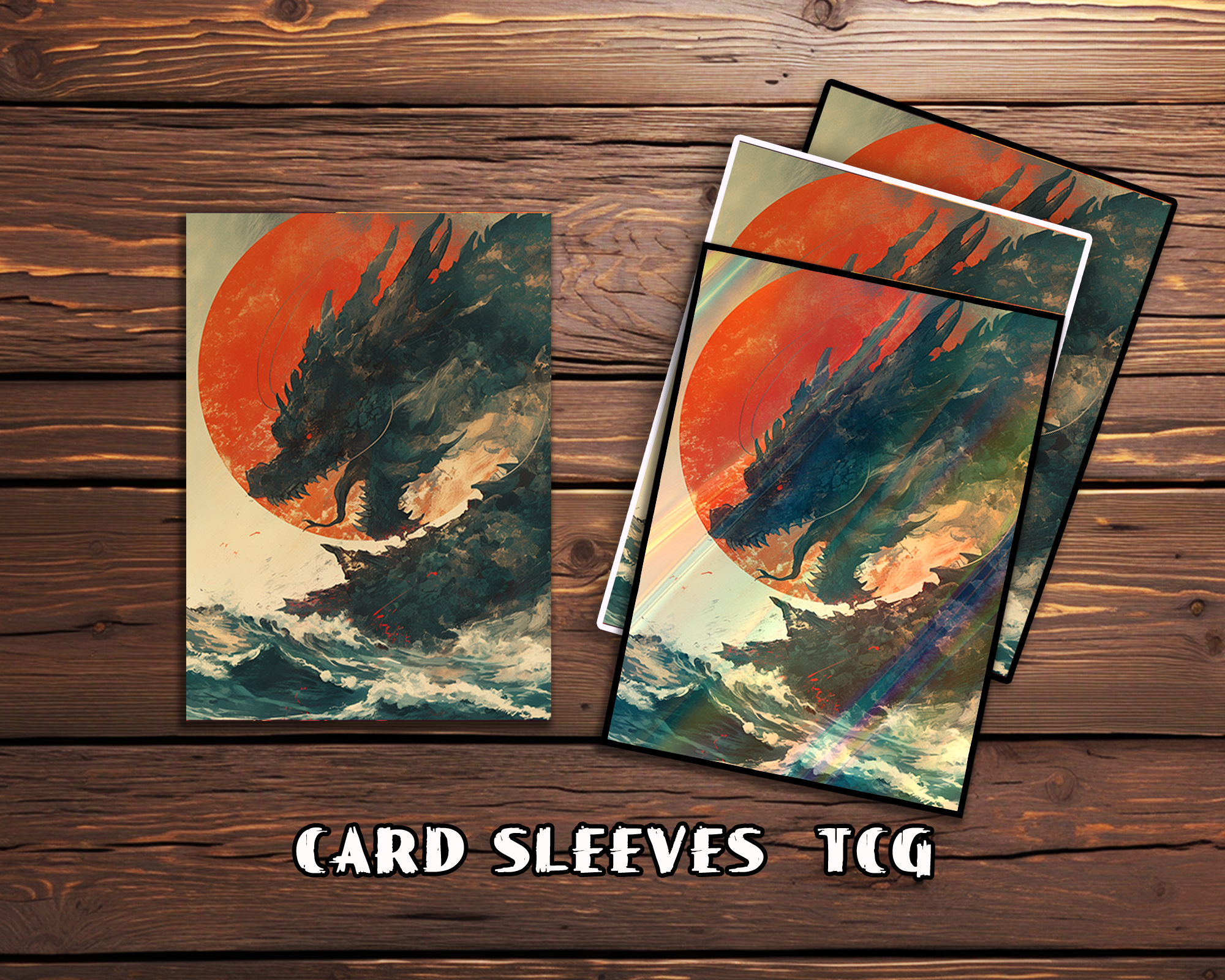 Deep Sea Black Dragon Card Sleeves