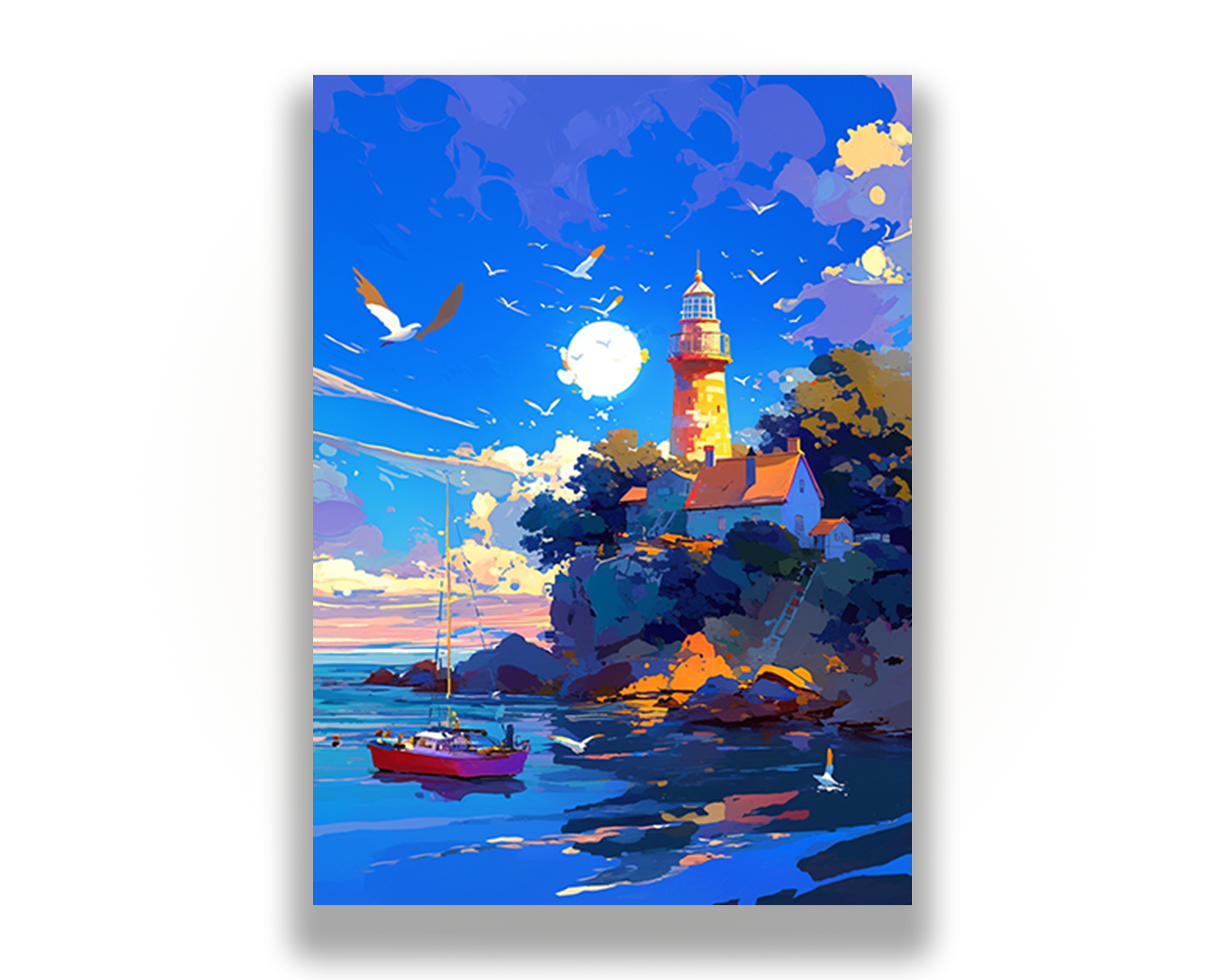 Water Tower By The Sea Card Sleeves