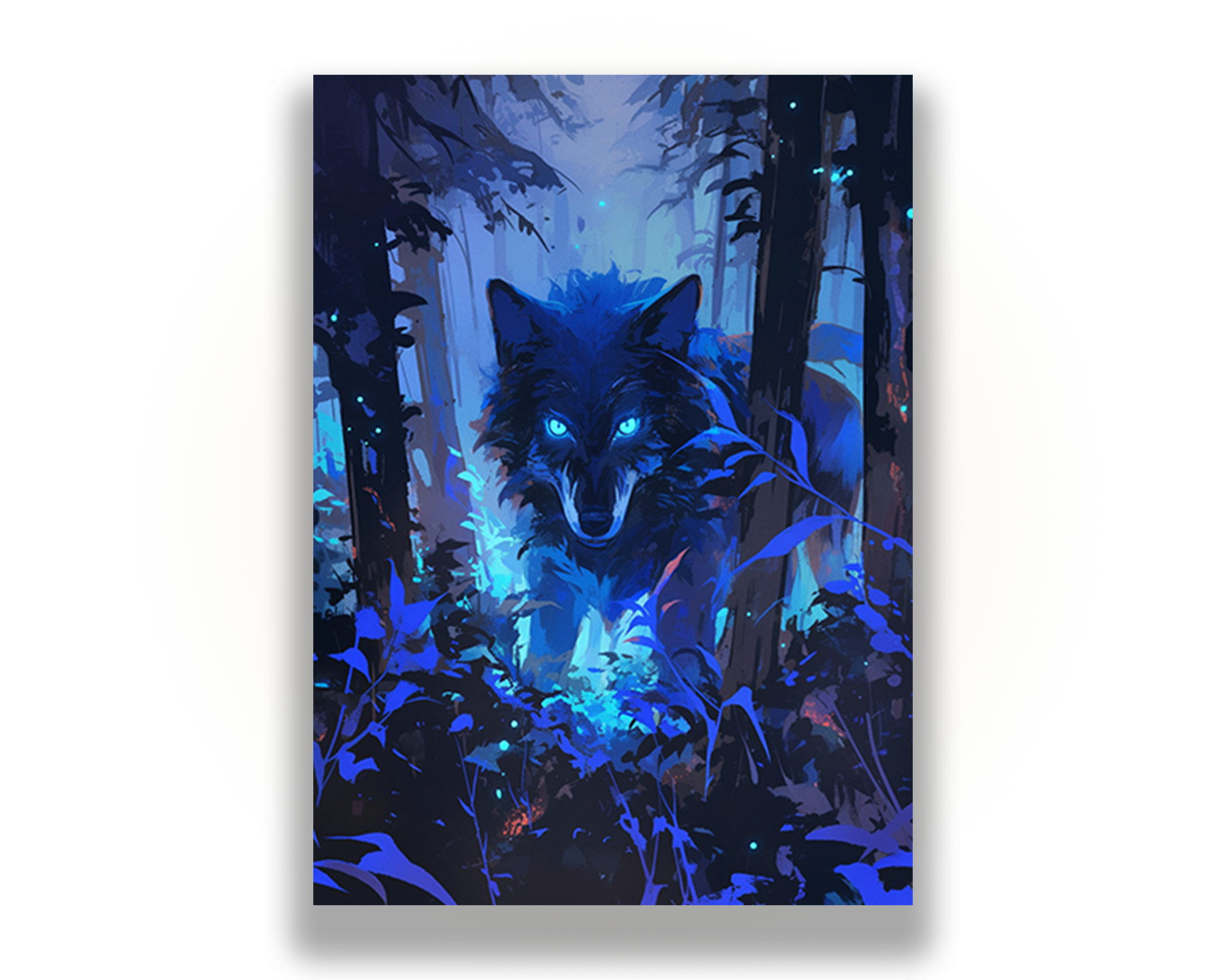 wolf card sleeves Mtg Card Sleeves, Wolf King Magic Card Sleeve, Matte or Foil, 66x91mm