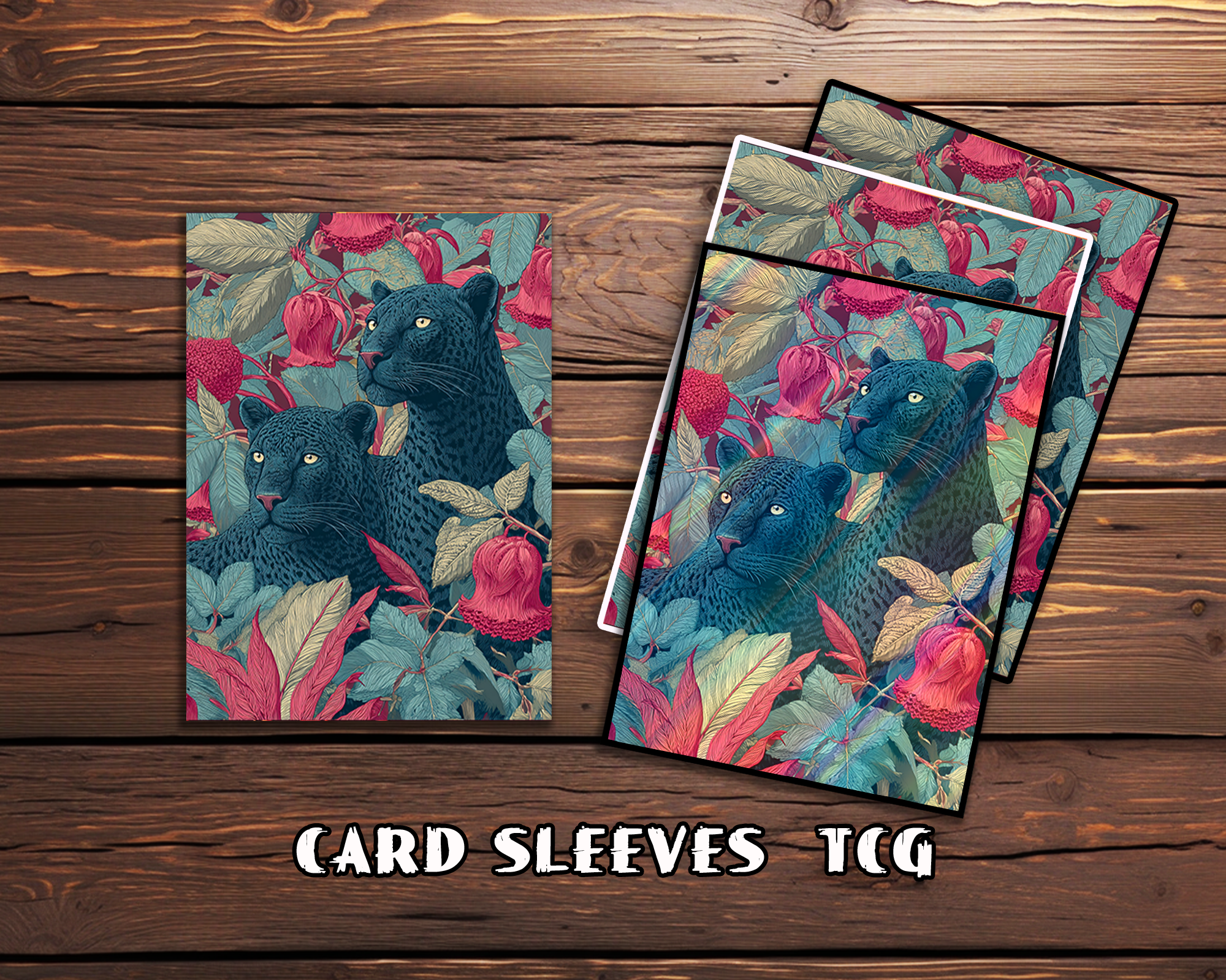 Jungle Panther Card Sleeves