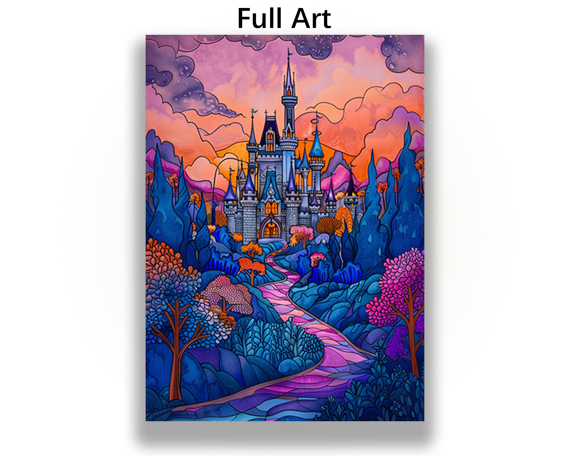 Colorful Dream Castle Top Quality Card Sleeves