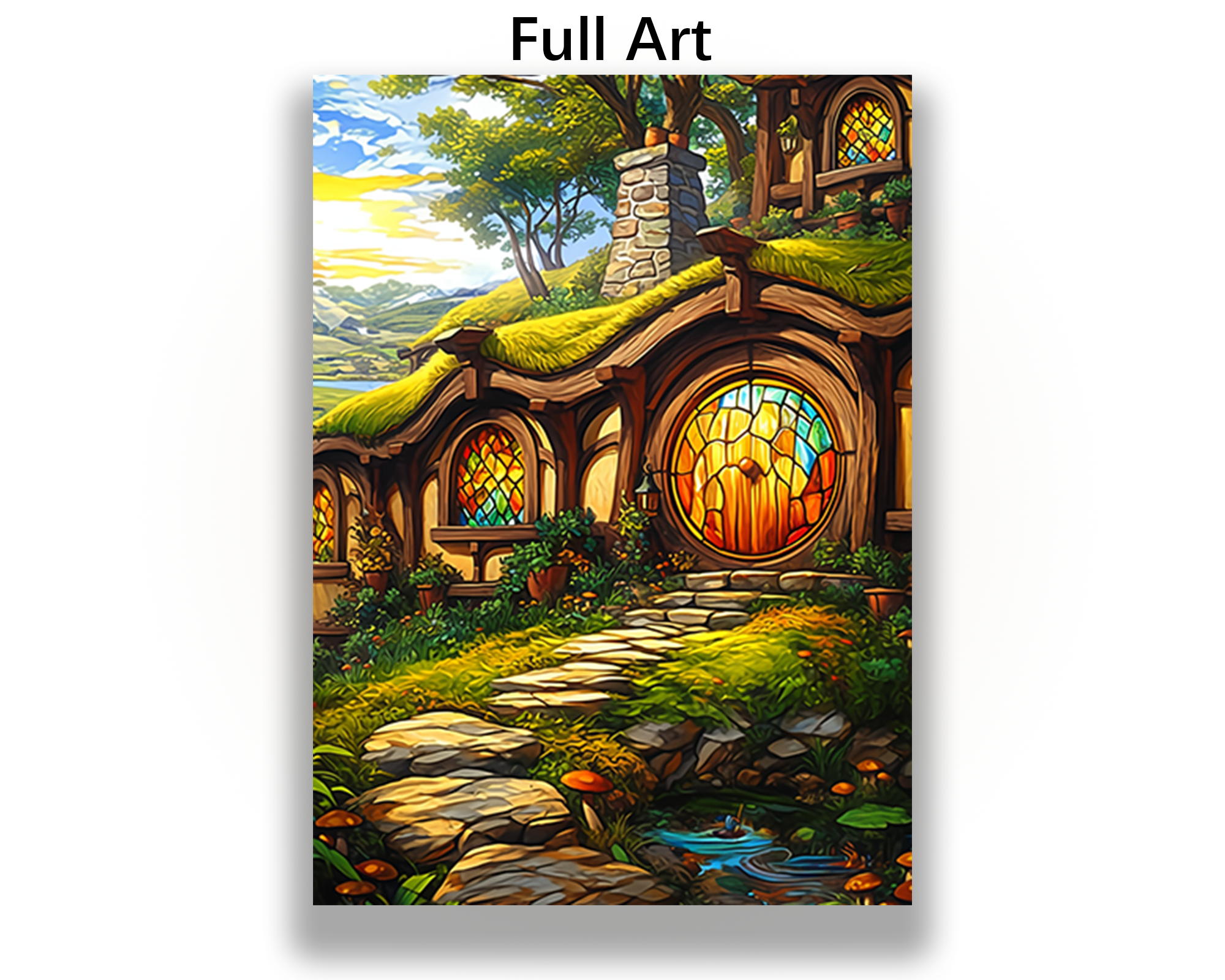 The Shire Stained Glass Card Sleeves