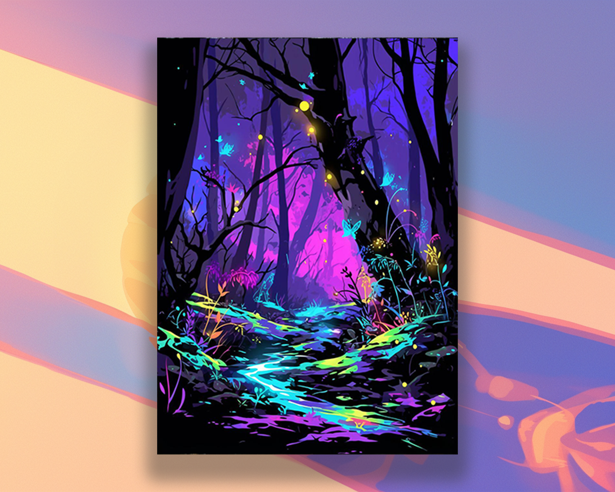 Neon Forest  card Sleeves