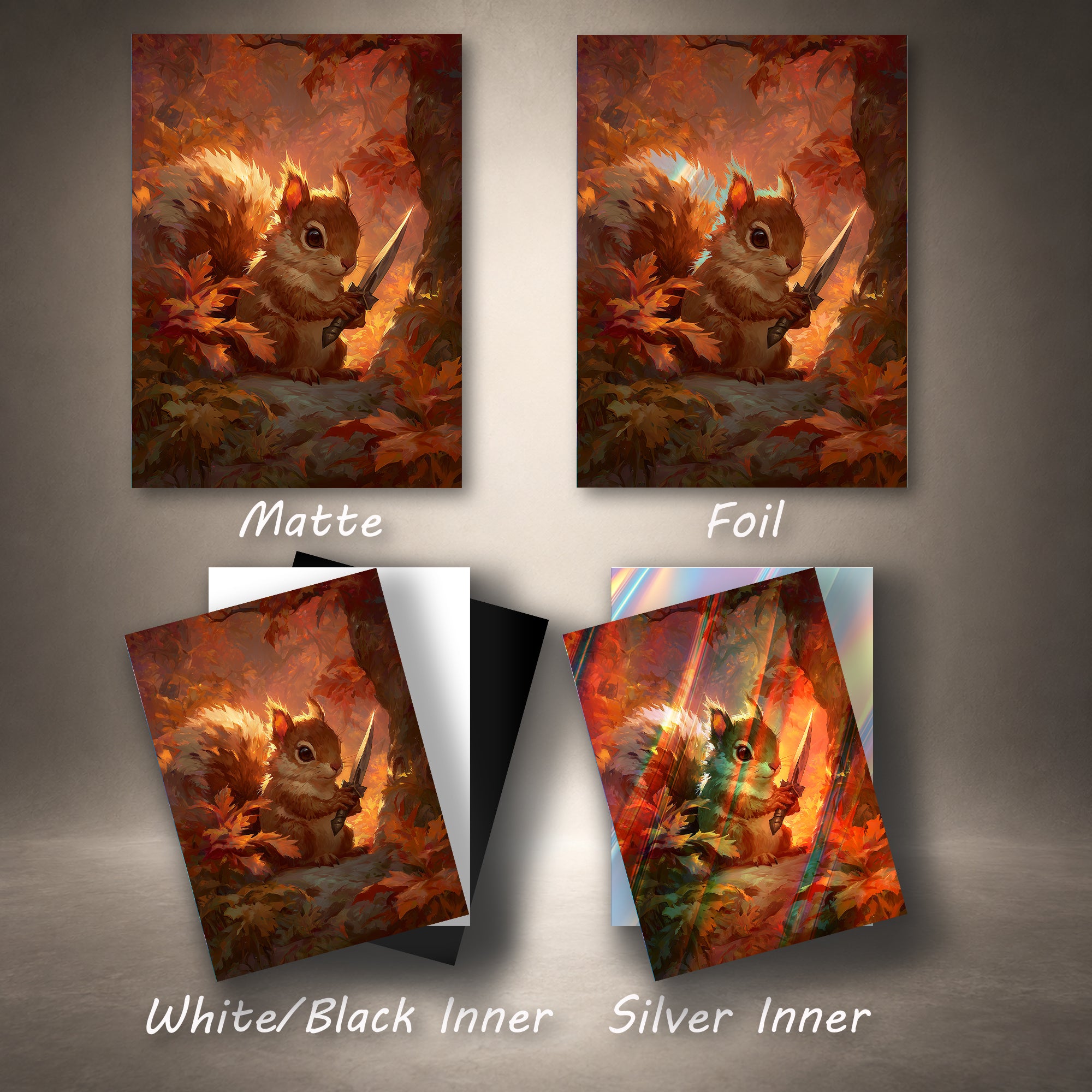 Squirrel Warrior TCG Card Sleeves