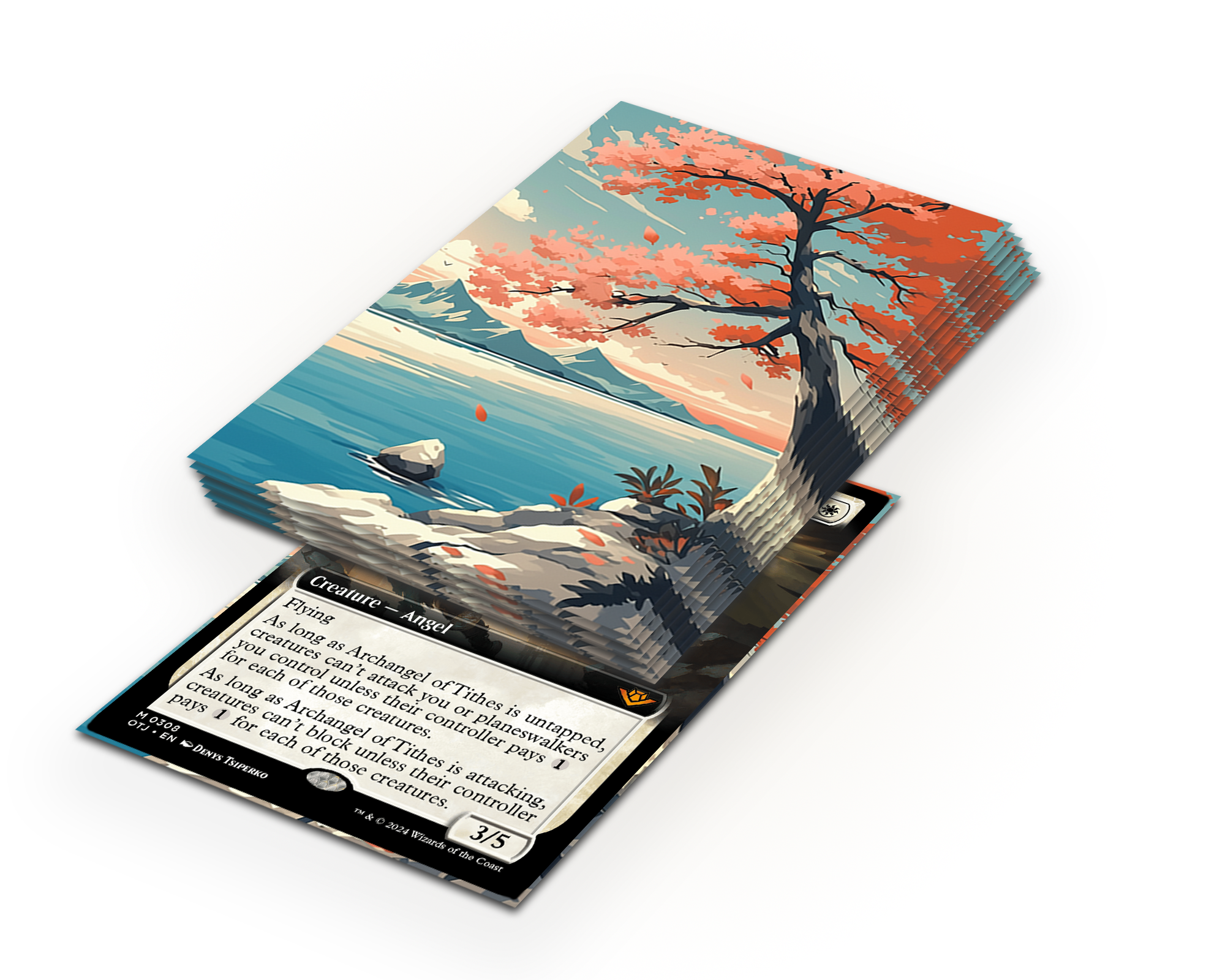 cherry blossom card sleeves Cherry Blossom Beautiful Card Sleeves