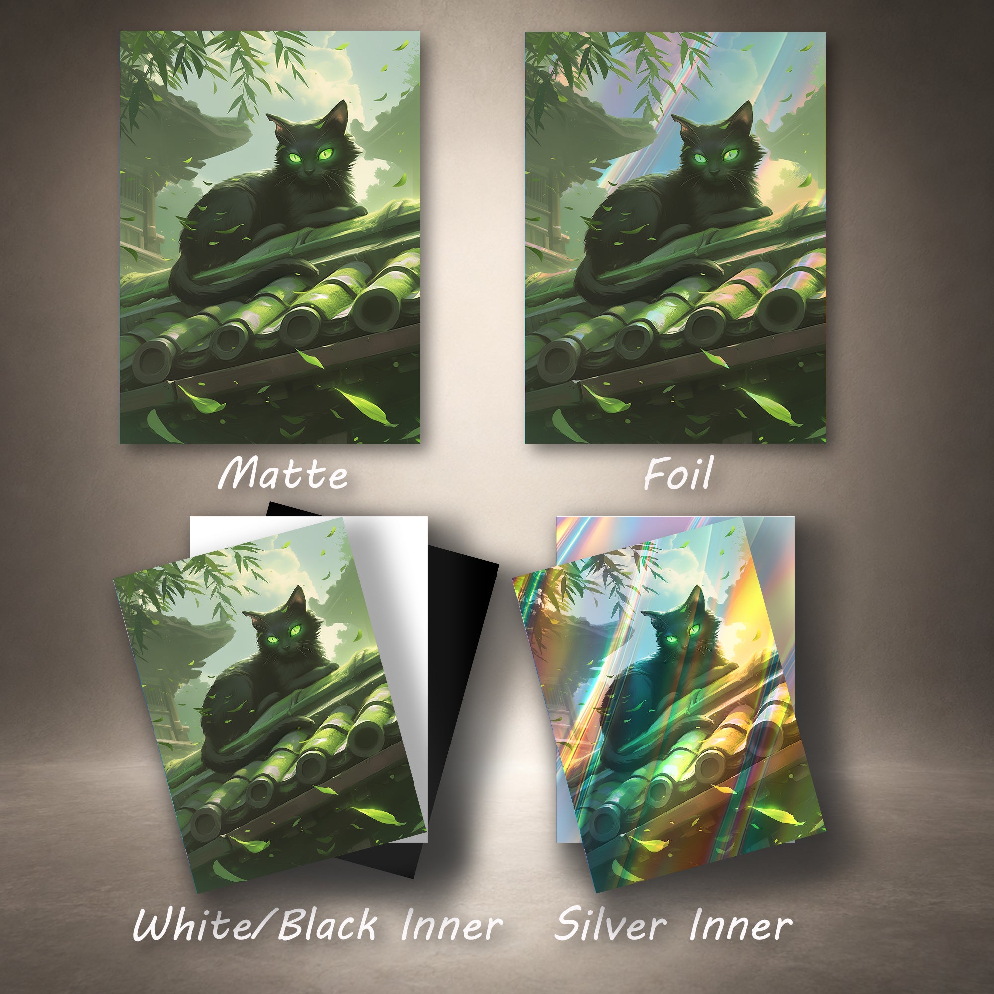 Black Cat TCG Card Sleeves